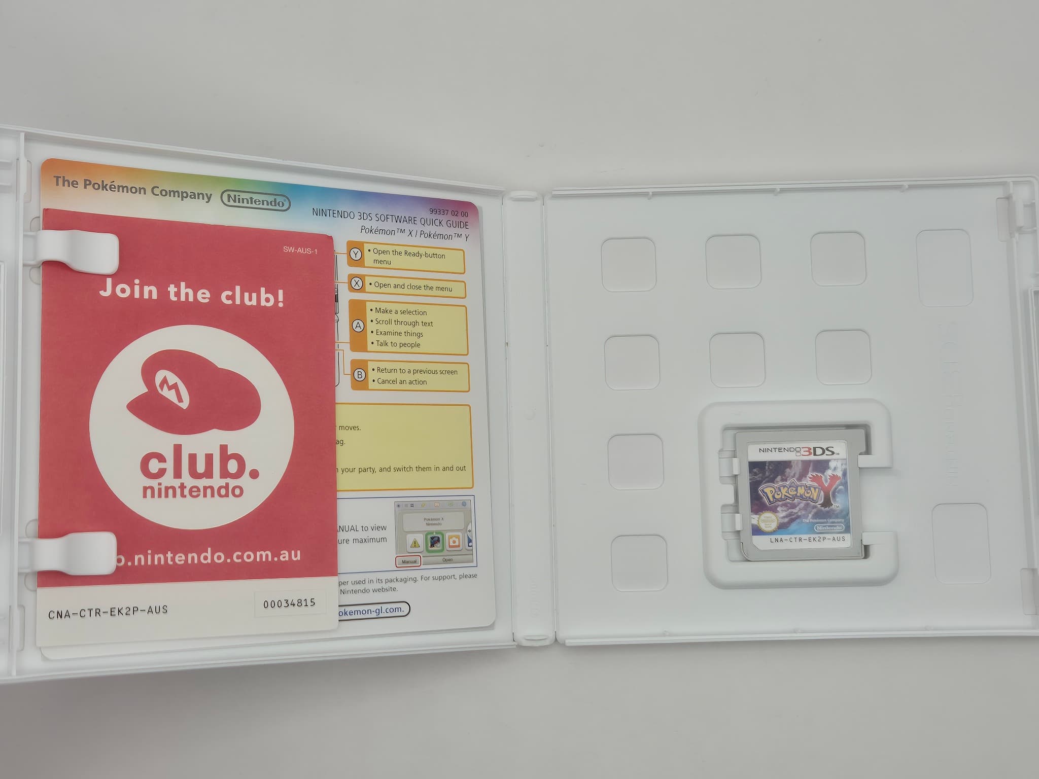 Pokémon Y Nintendo 3DS Authentic Complete In Box — photo 4 of 6