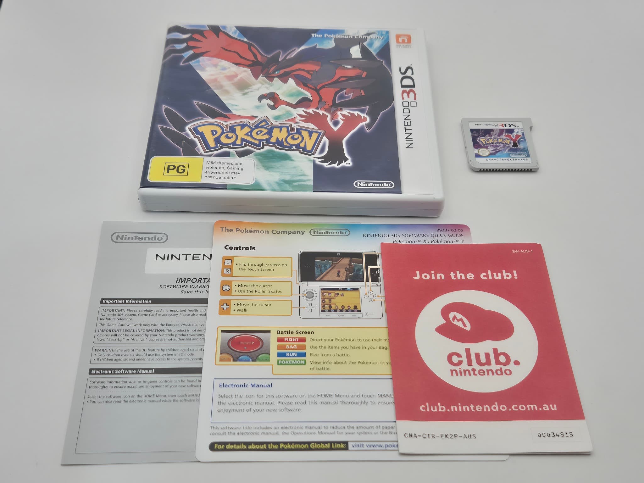 Pokémon Y Nintendo 3DS Authentic Complete In Box — photo 1 of 6