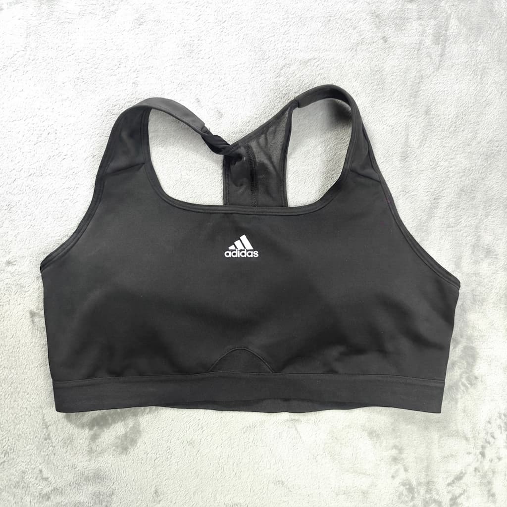 Adidas Women's Black Mesh Racerback Sports Bra Size S — photo 1 of 5