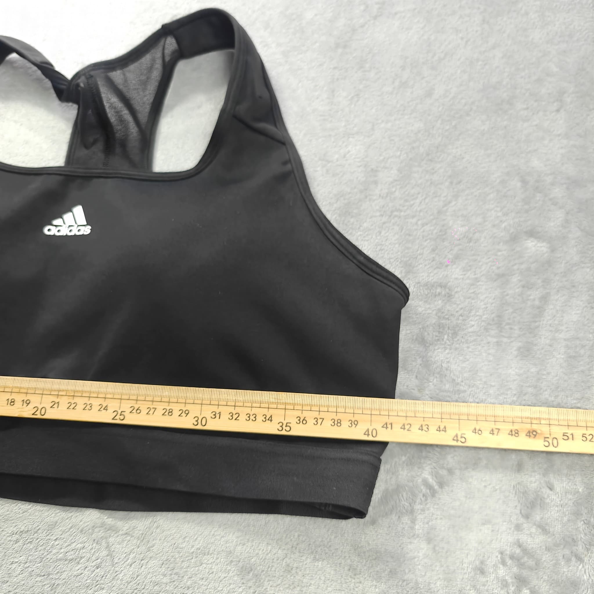 Adidas Women's Black Mesh Racerback Sports Bra Size S — photo 3 of 5