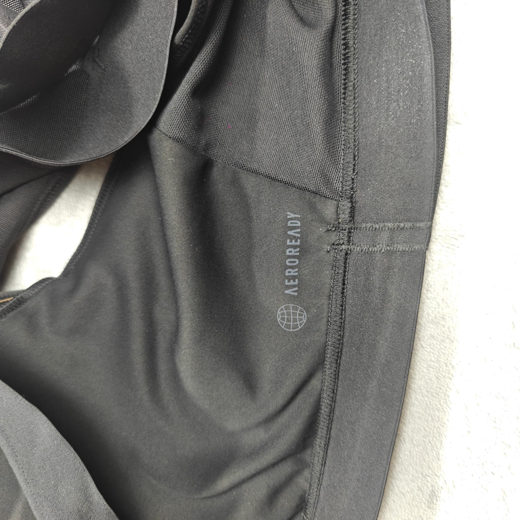 Adidas Women's Black Mesh Racerback Sports Bra Size S — photo 4 of 5