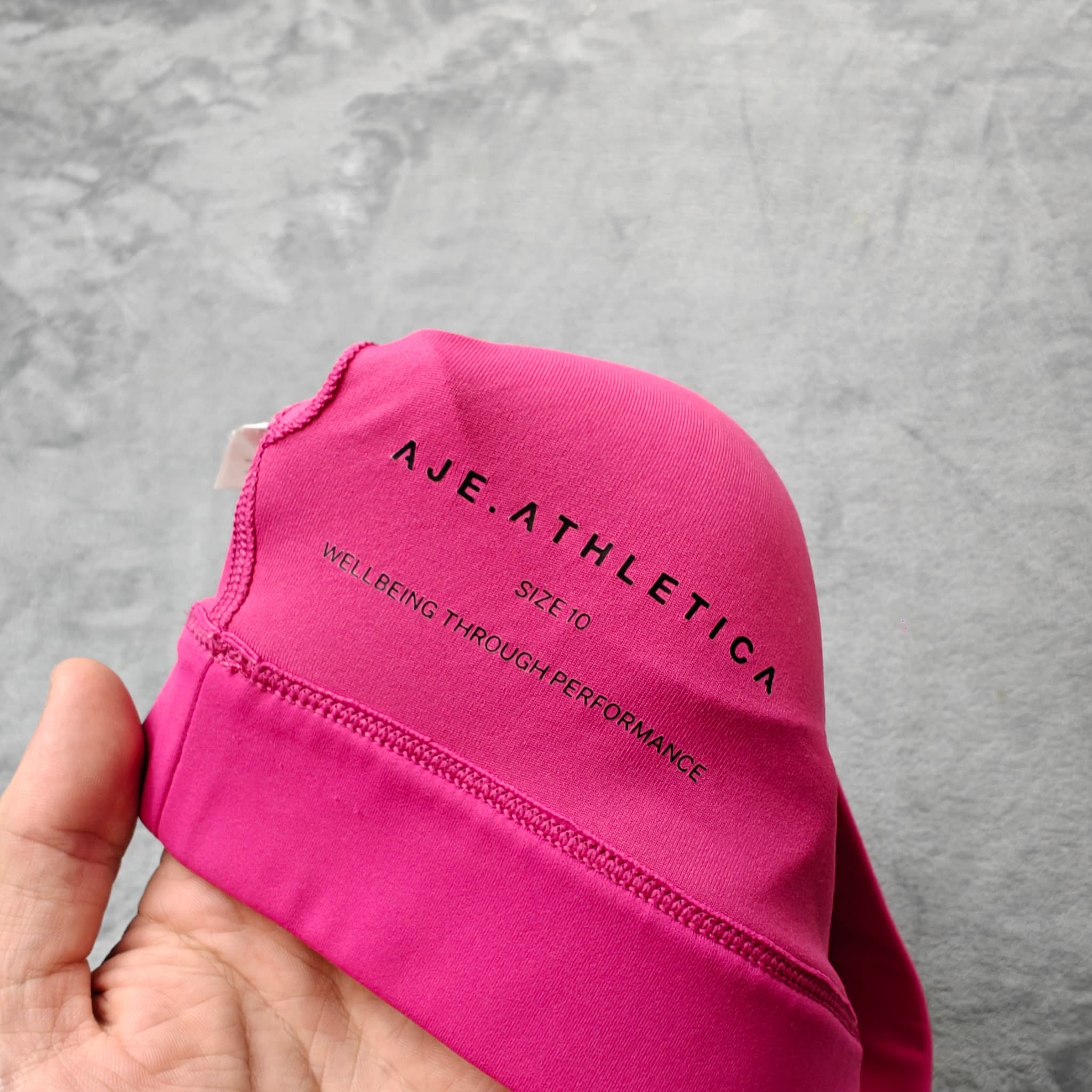 Aje Athletica High Neck Sports Bra Woman's Size 10 - Pink Workout — photo 6 of 8