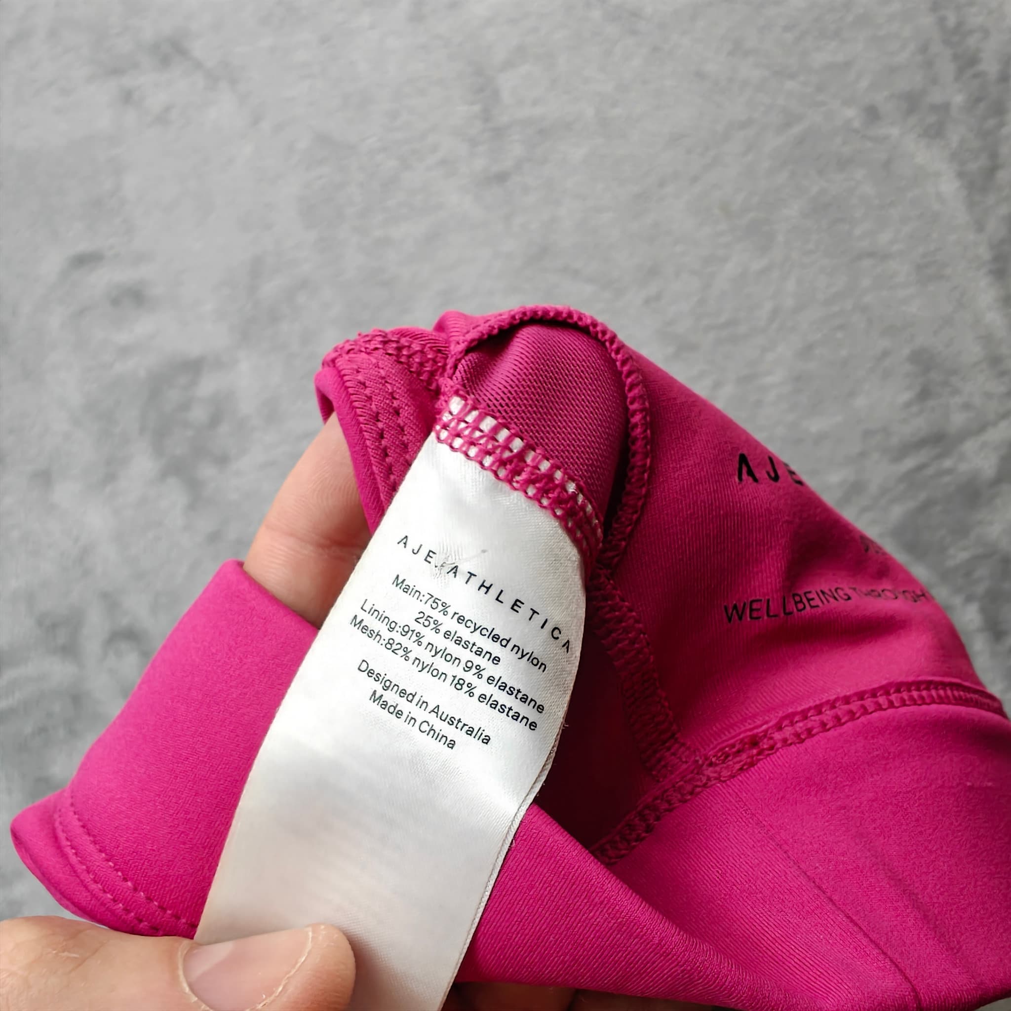 Aje Athletica High Neck Sports Bra Woman's Size 10 - Pink Workout — photo 7 of 8