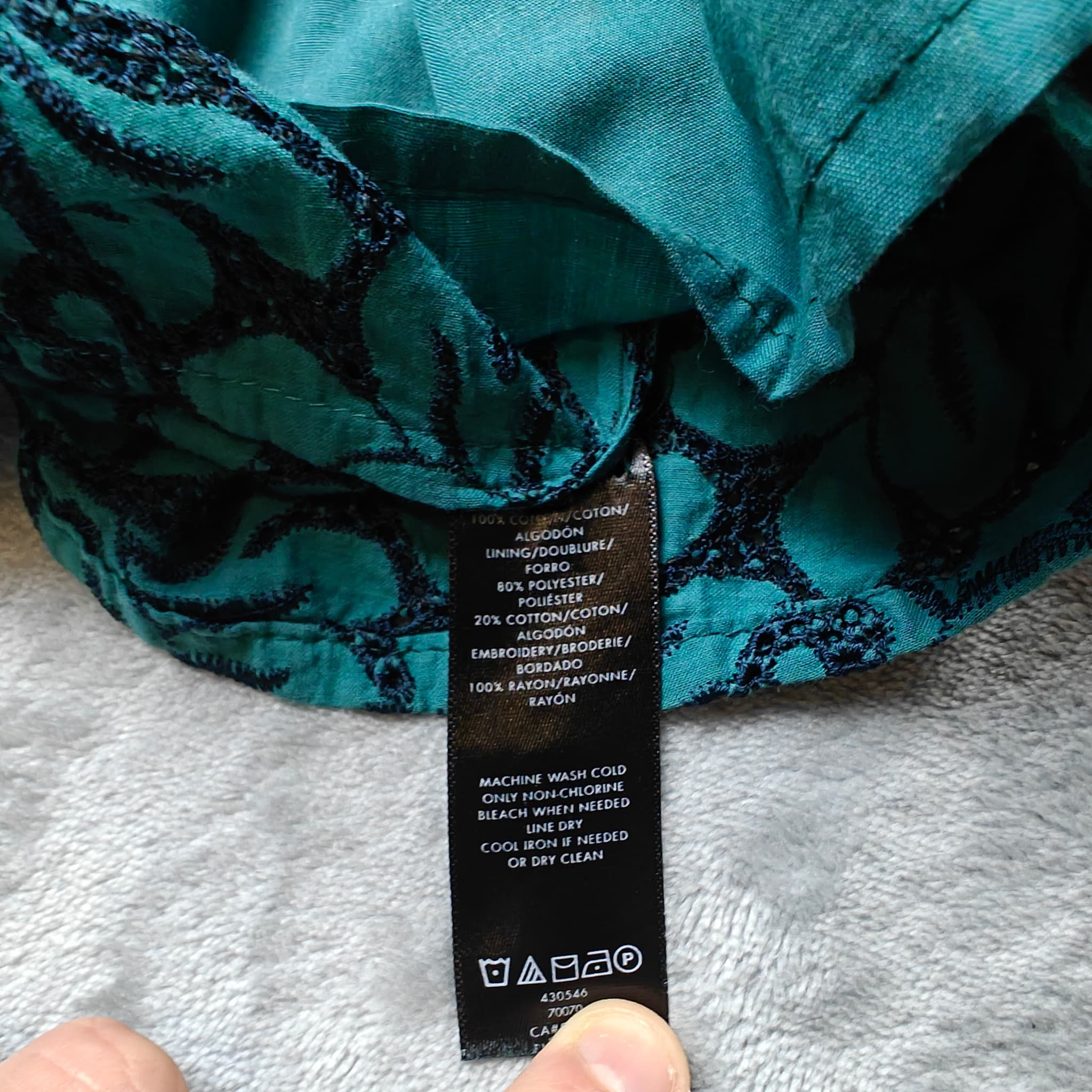 Ann Taylor Leaf Print Shirt Dress Woman's Size 6 Green Black Short Sleeve — photo 8 of 10