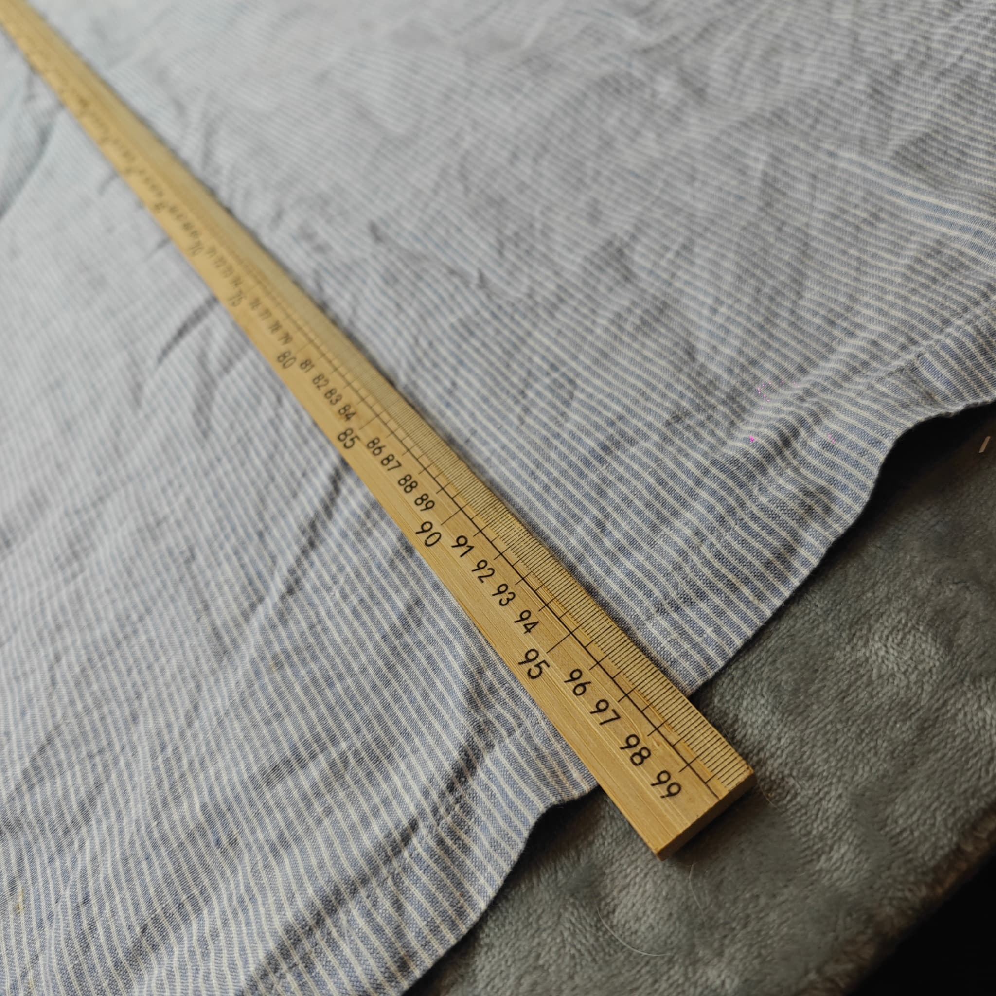 Assembly Label Women's Blue & White Striped 100% Linen Slip Dress Size 6 — photo 4 of 9