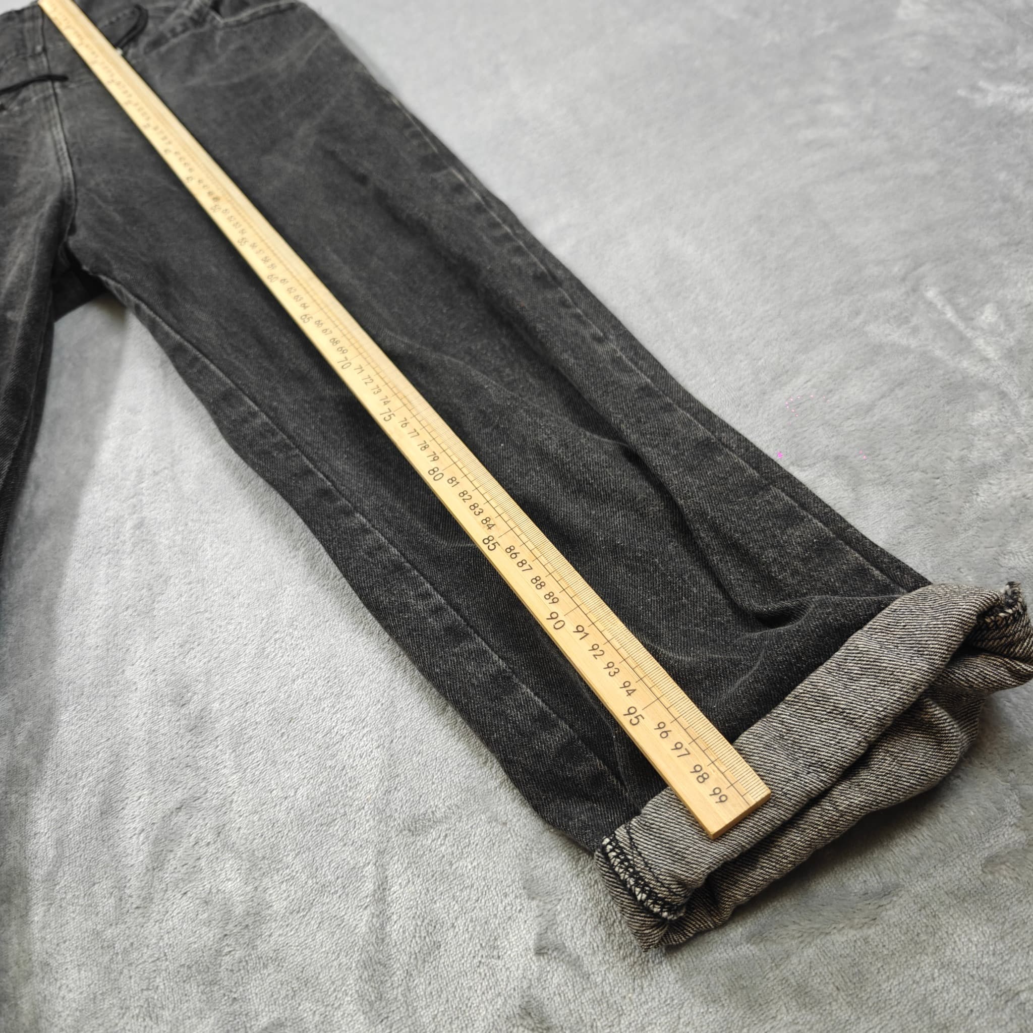 Beilala Women's Black Denim Overalls With Drawstring Waist — photo 2 of 6