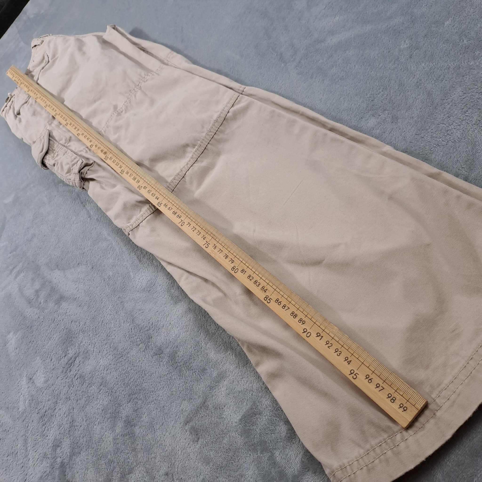 Billabong Women's Cargo Pants Beige 100% Cotton Utility Trousers — photo 2 of 8