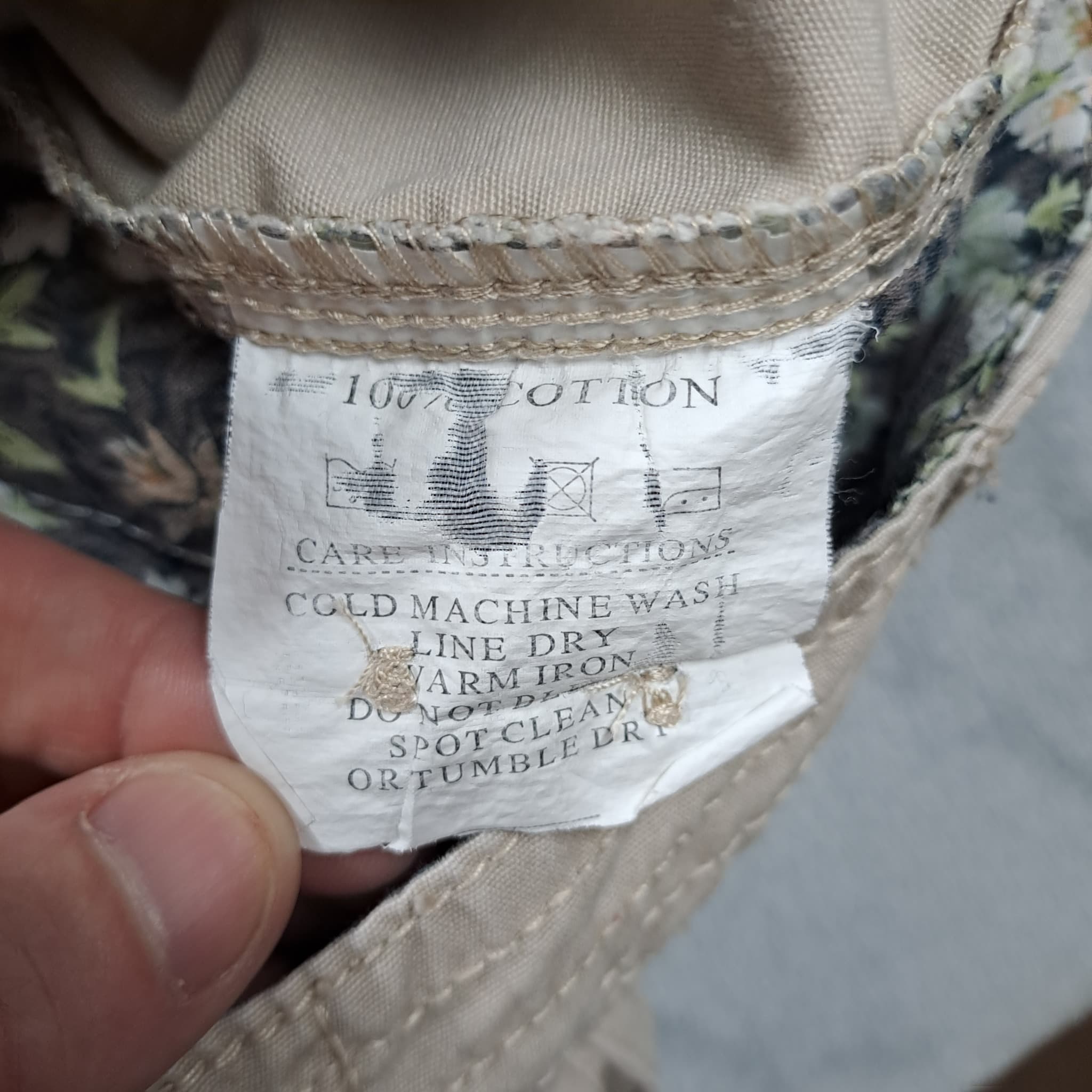 Billabong Women's Cargo Pants Beige 100% Cotton Utility Trousers — photo 7 of 8