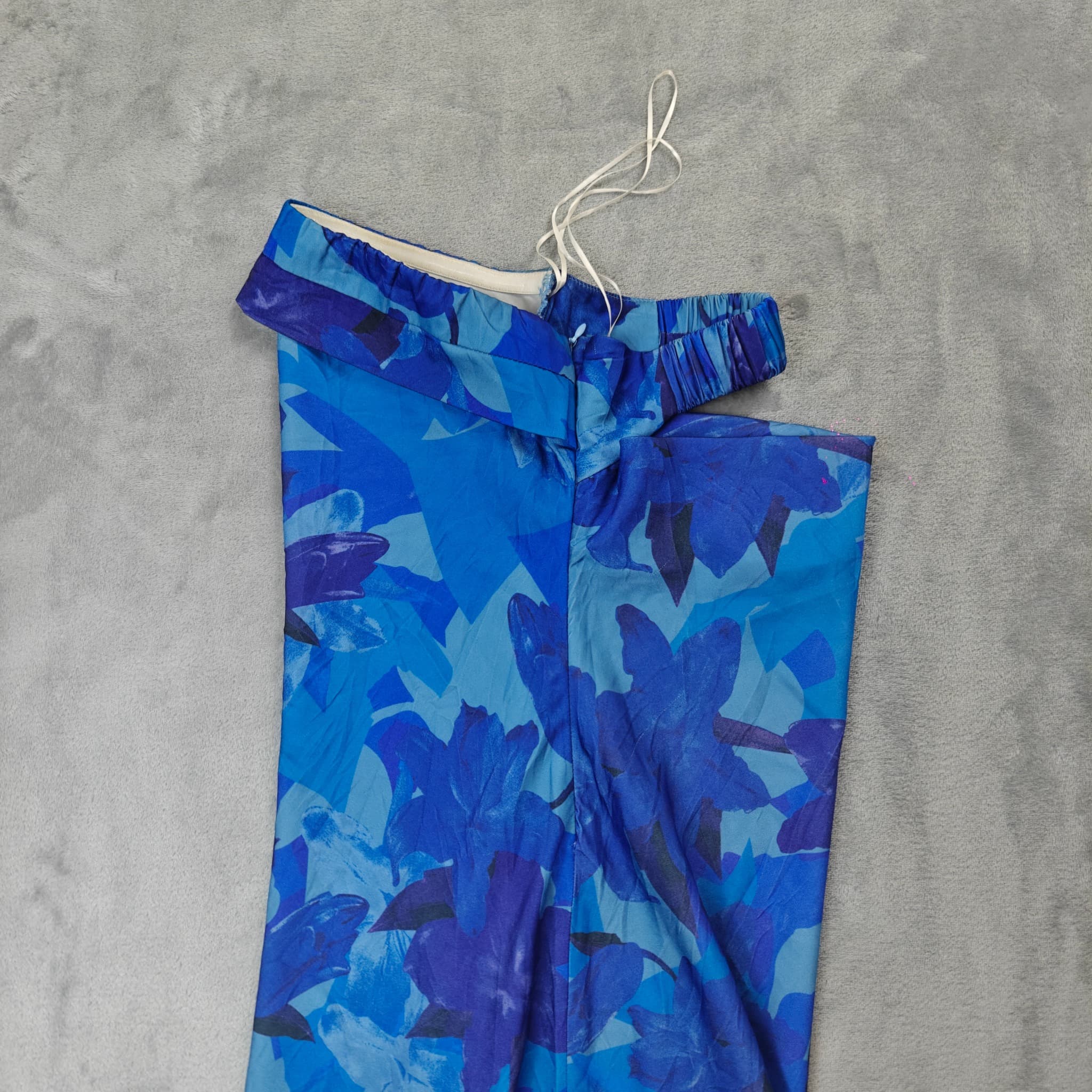 Billy J Blue Floral Strapless Dress Size 6 — photo 2 of 7