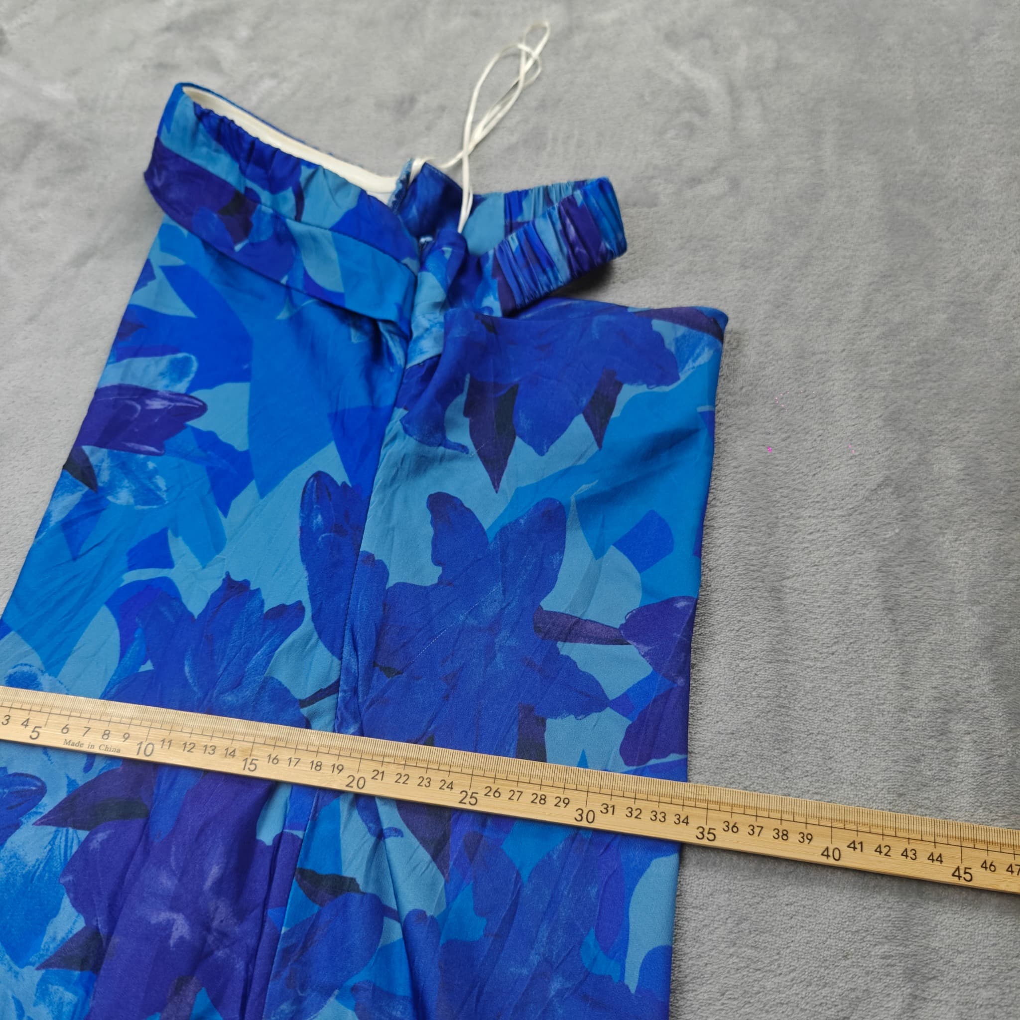 Billy J Blue Floral Strapless Dress Size 6 — photo 3 of 7