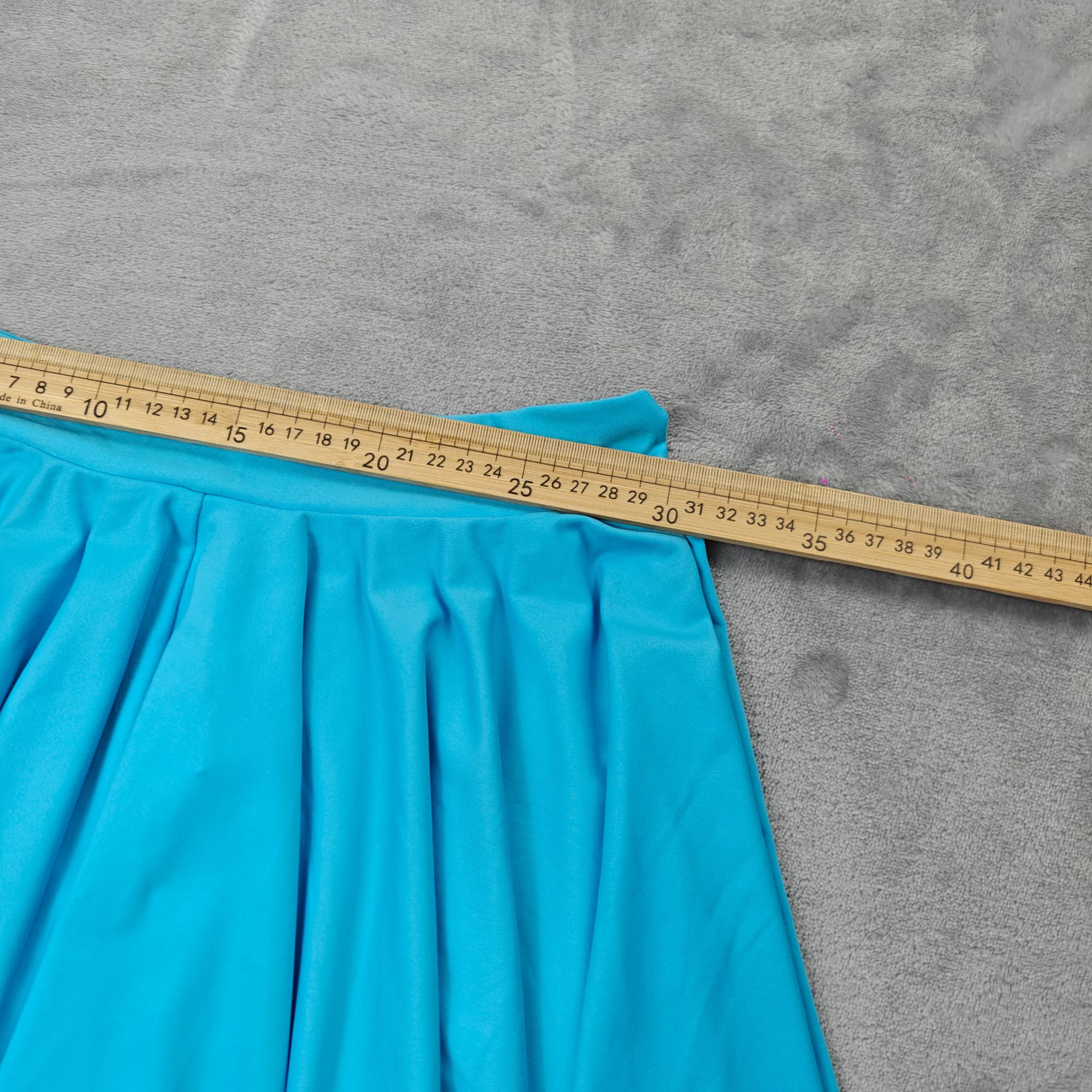 BlackMilk Bright Blue Performance Skater Skirt — photo 4 of 7