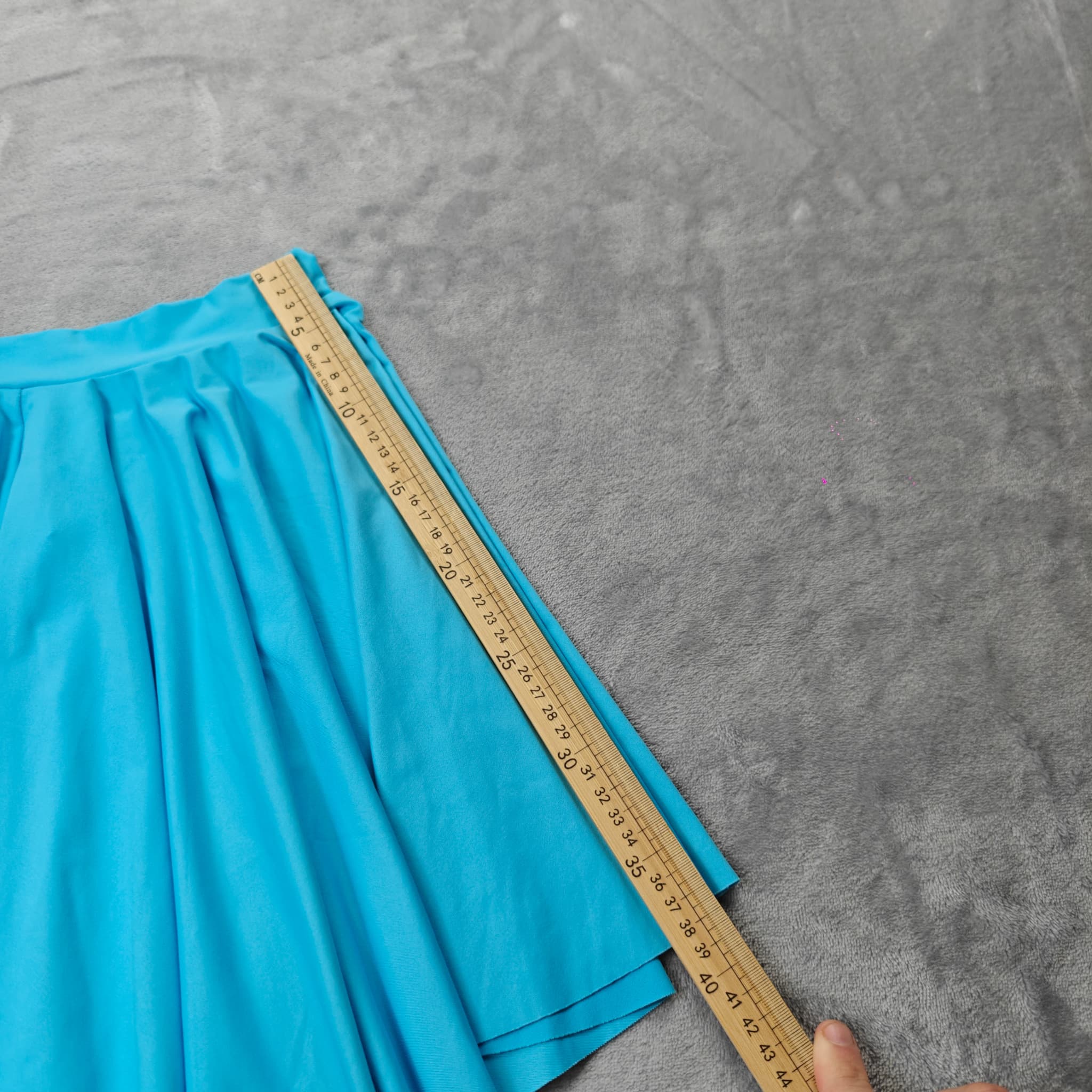 BlackMilk Bright Blue Performance Skater Skirt — photo 5 of 7