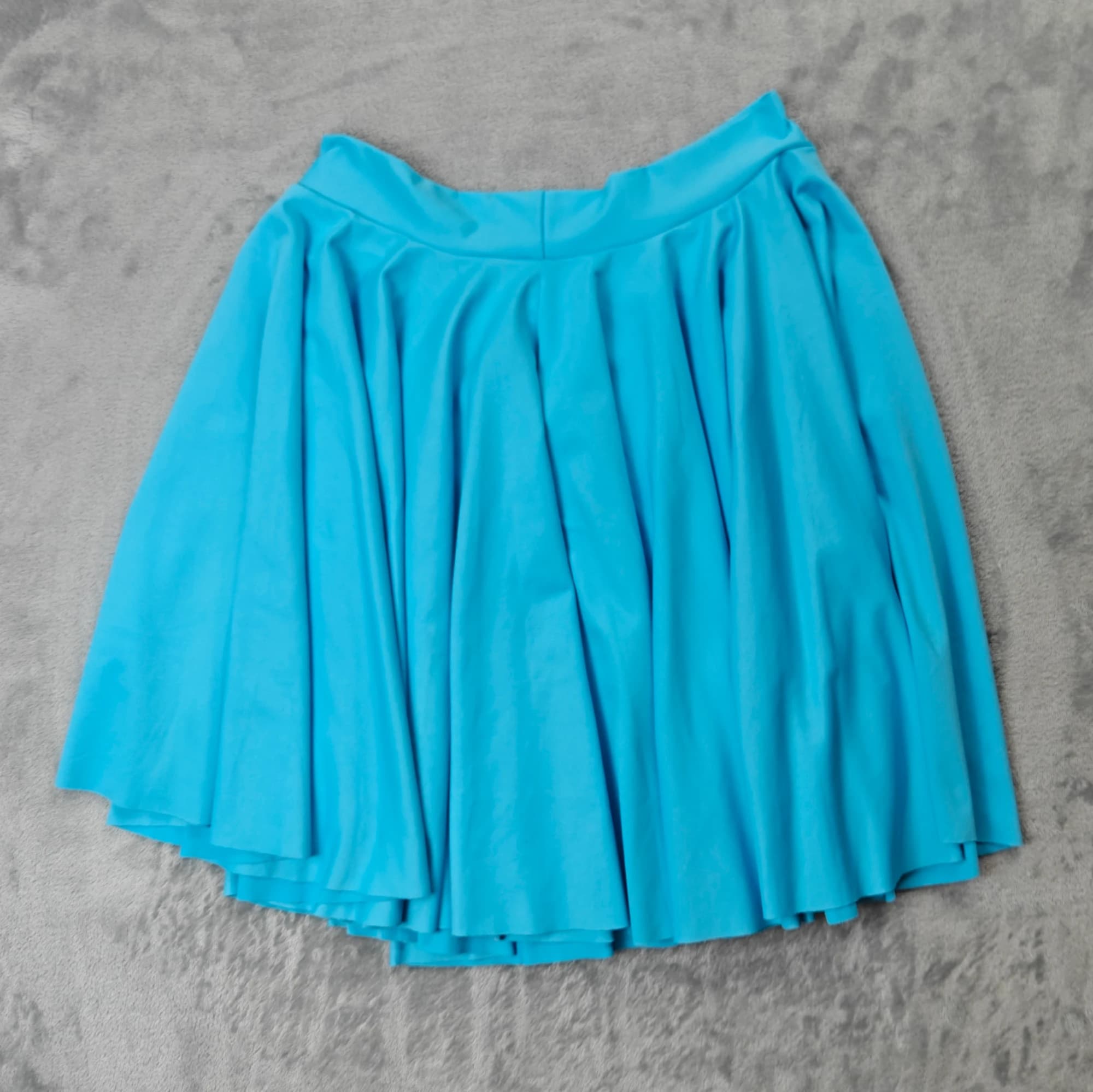 BlackMilk Bright Blue Performance Skater Skirt — photo 7 of 7