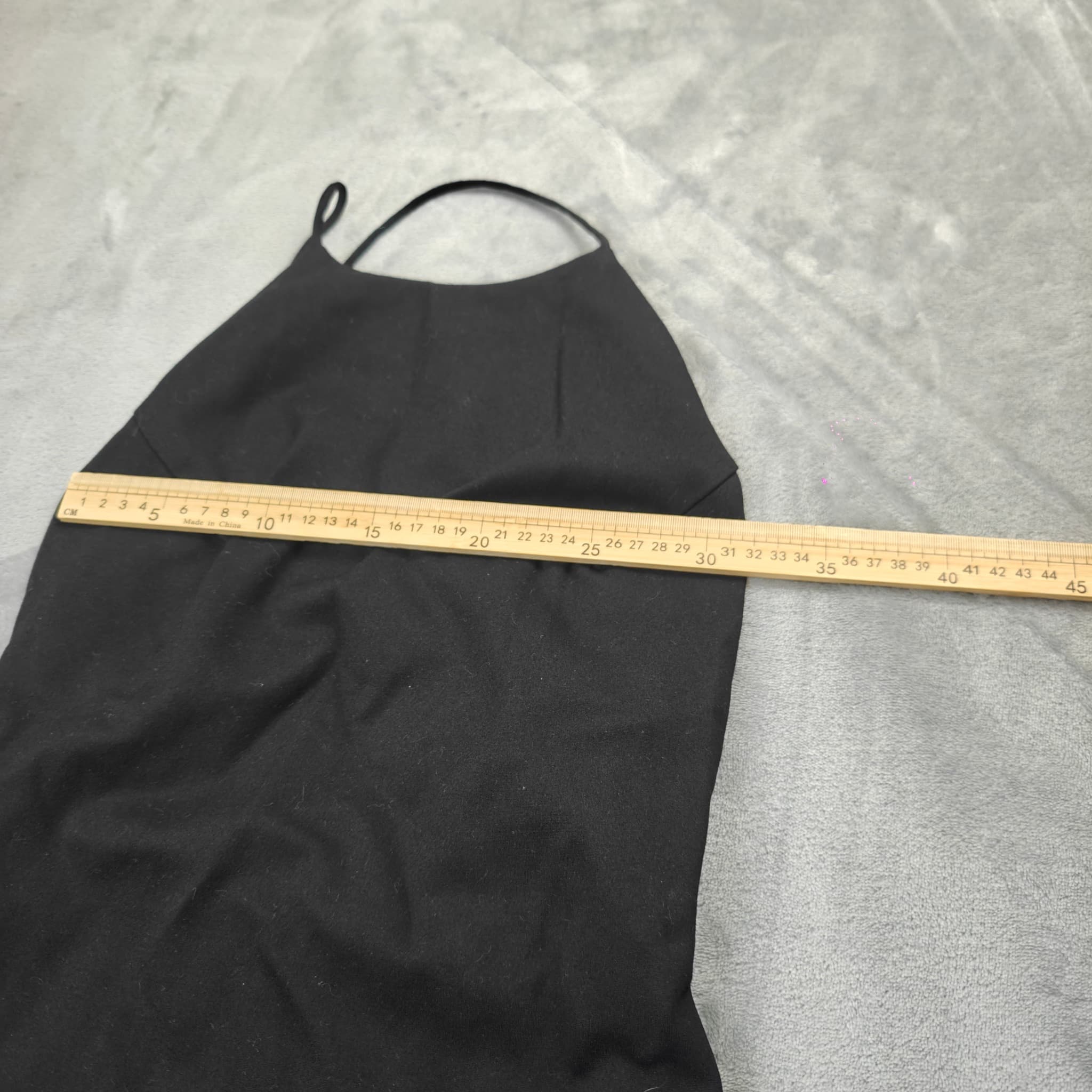 Blessed Are The Meek Black Halter Neck Bodycon Midi Dress — photo 5 of 8