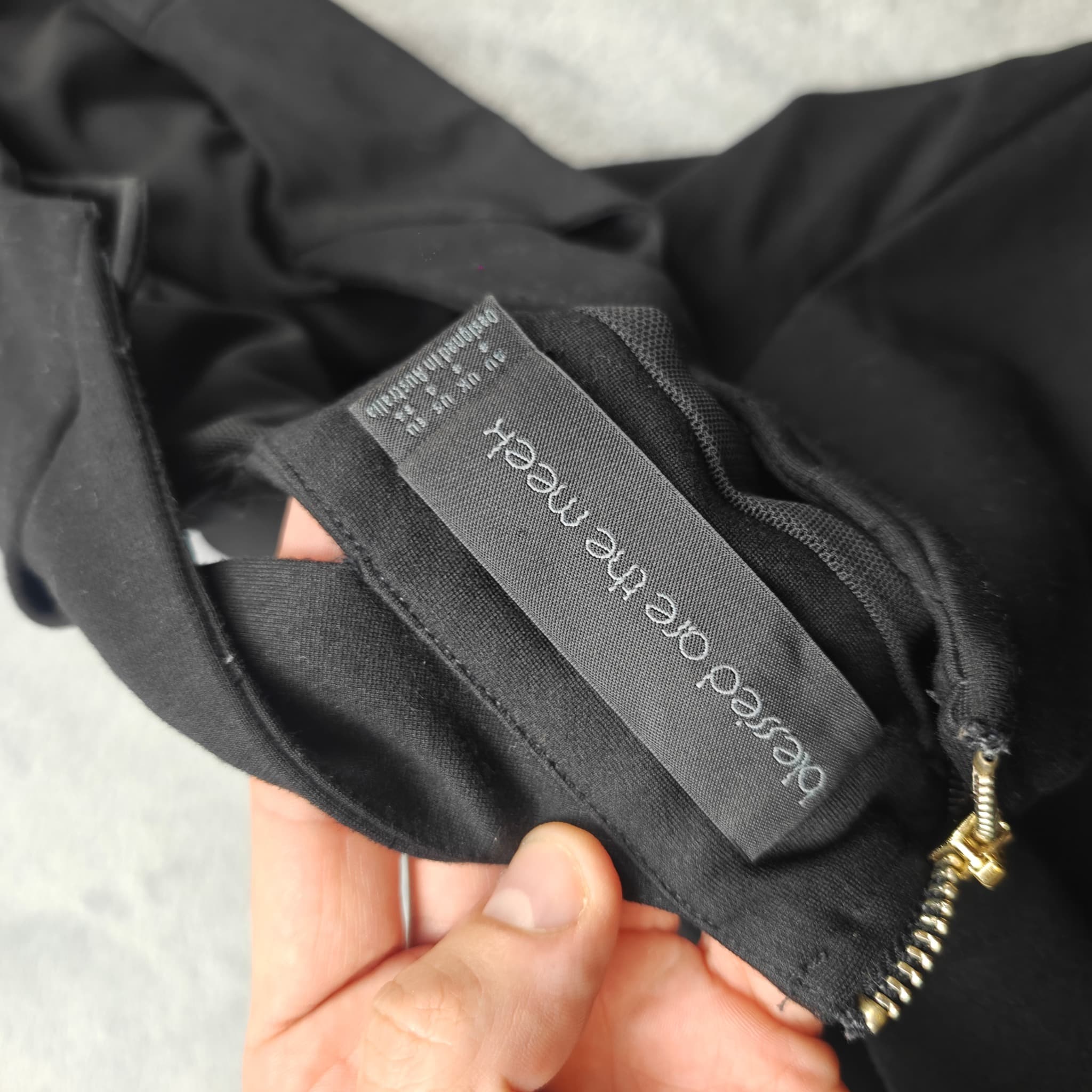 Blessed Are The Meek Black Halter Neck Bodycon Midi Dress — photo 6 of 8