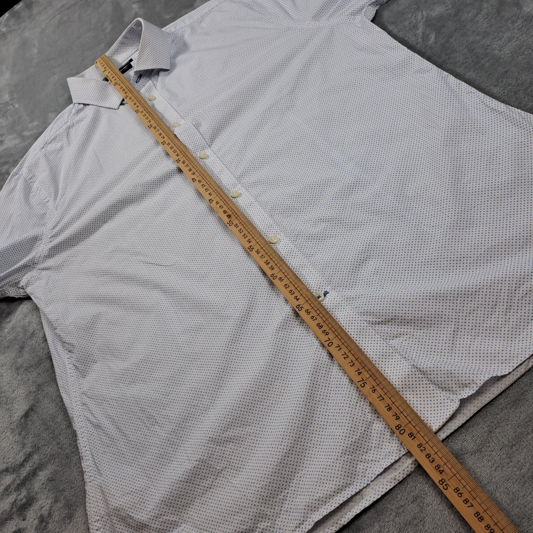 Country Road Men's Slim Fit Egyptian Cotton Dot Print Shirt XXL — photo 7 of 7