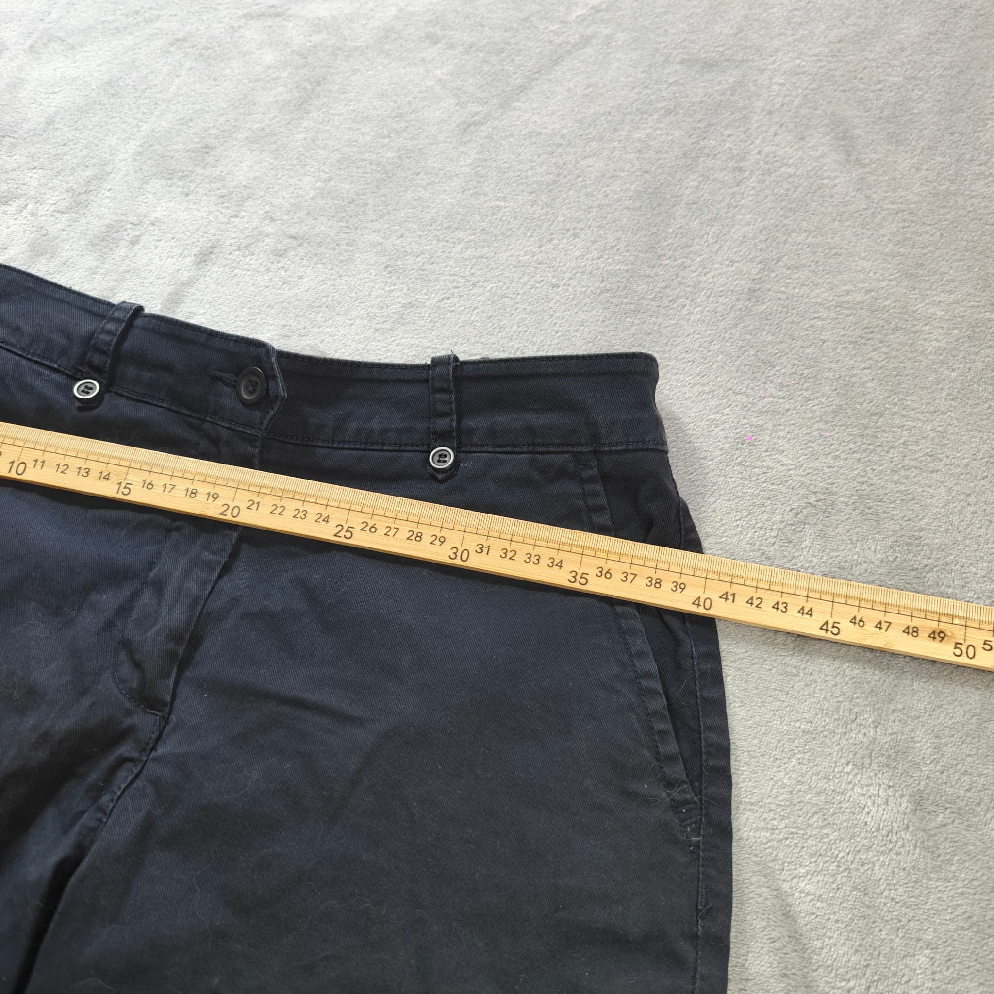 Country Road Women's Black Cotton Chino Shorts Size 8 — photo 4 of 6