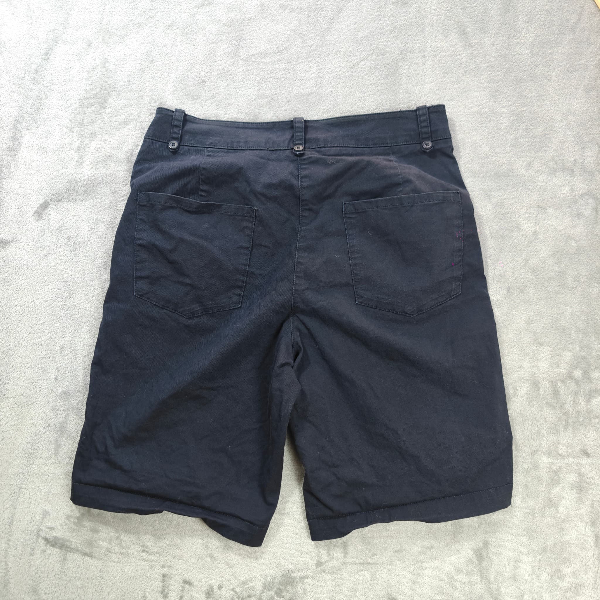 Country Road Women's Black Cotton Chino Shorts Size 8 — photo 6 of 6