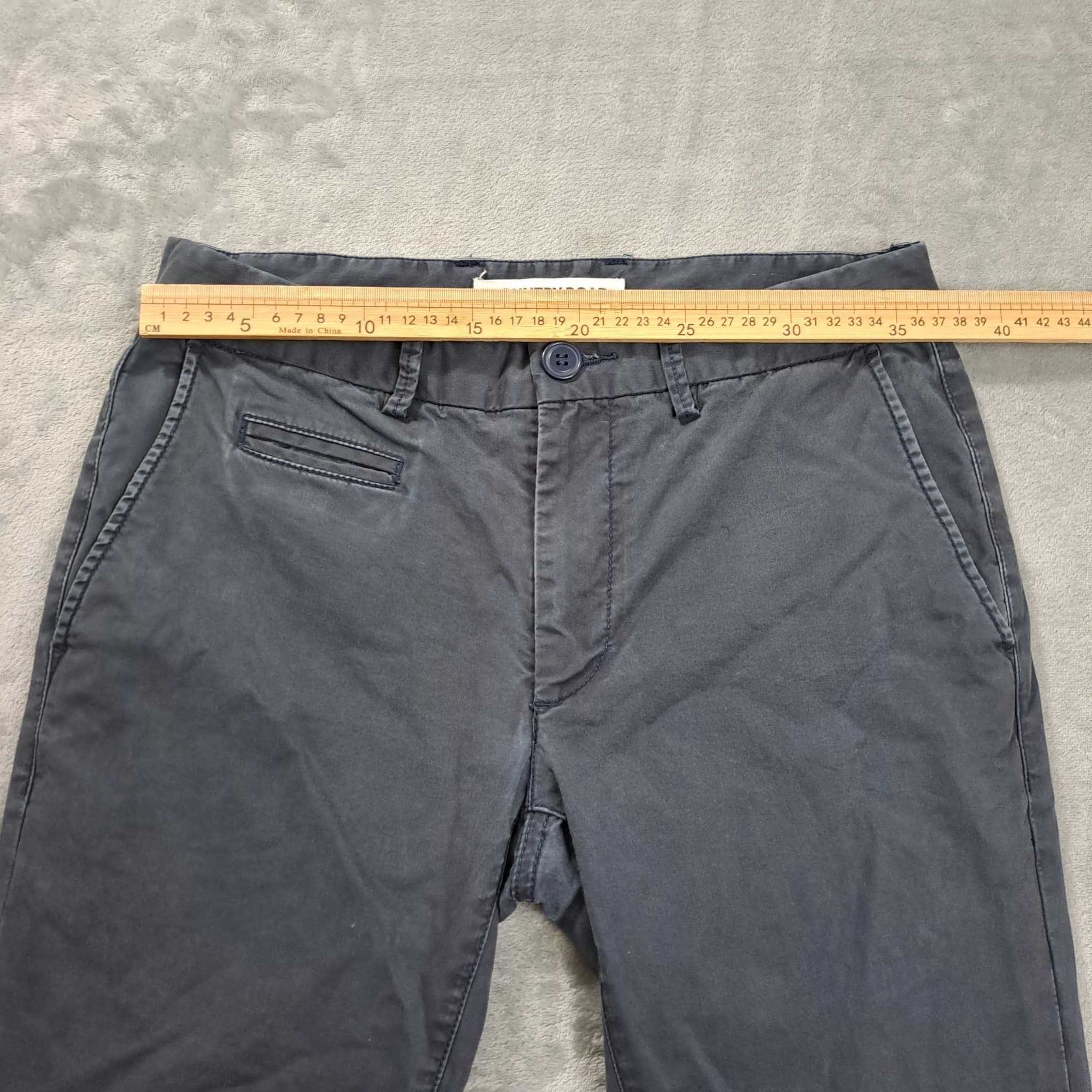 Country Road Women's Chino Pants Size 28 Dark Grey Cotton Blend — photo 4 of 7