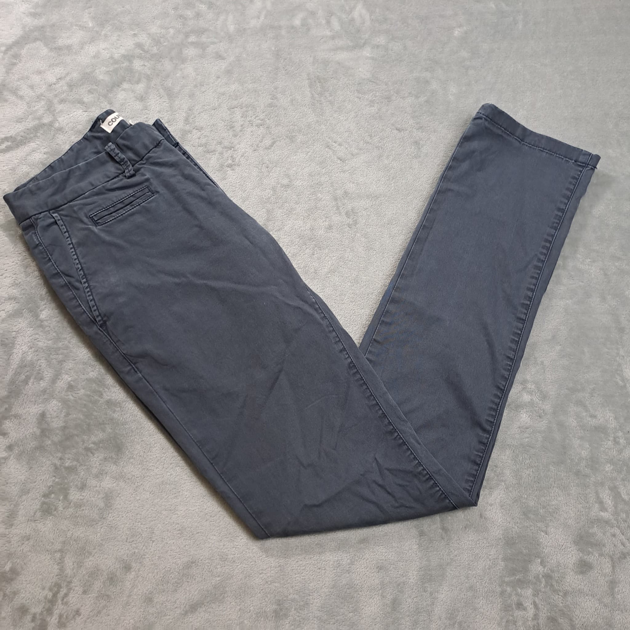 Country Road Women's Chino Pants Size 28 Dark Grey Cotton Blend — photo 1 of 7