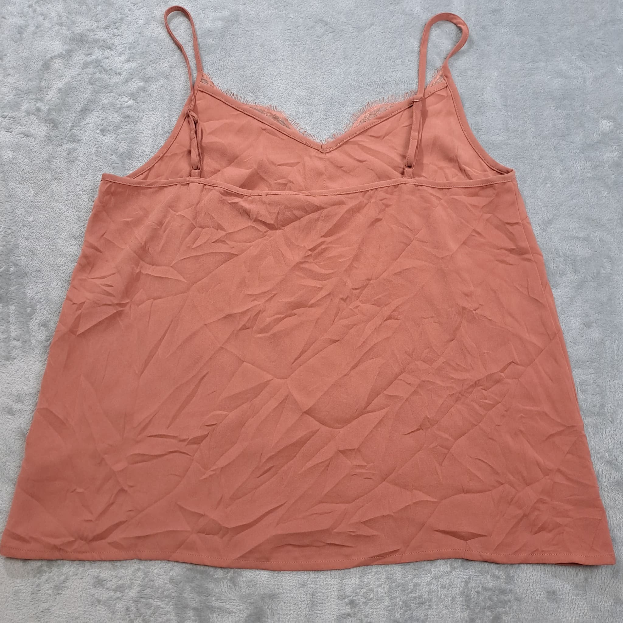 Decjuba Women's Lace Trim Camisole Tank Top Size 10 Dusty Pink Cami — photo 8 of 8