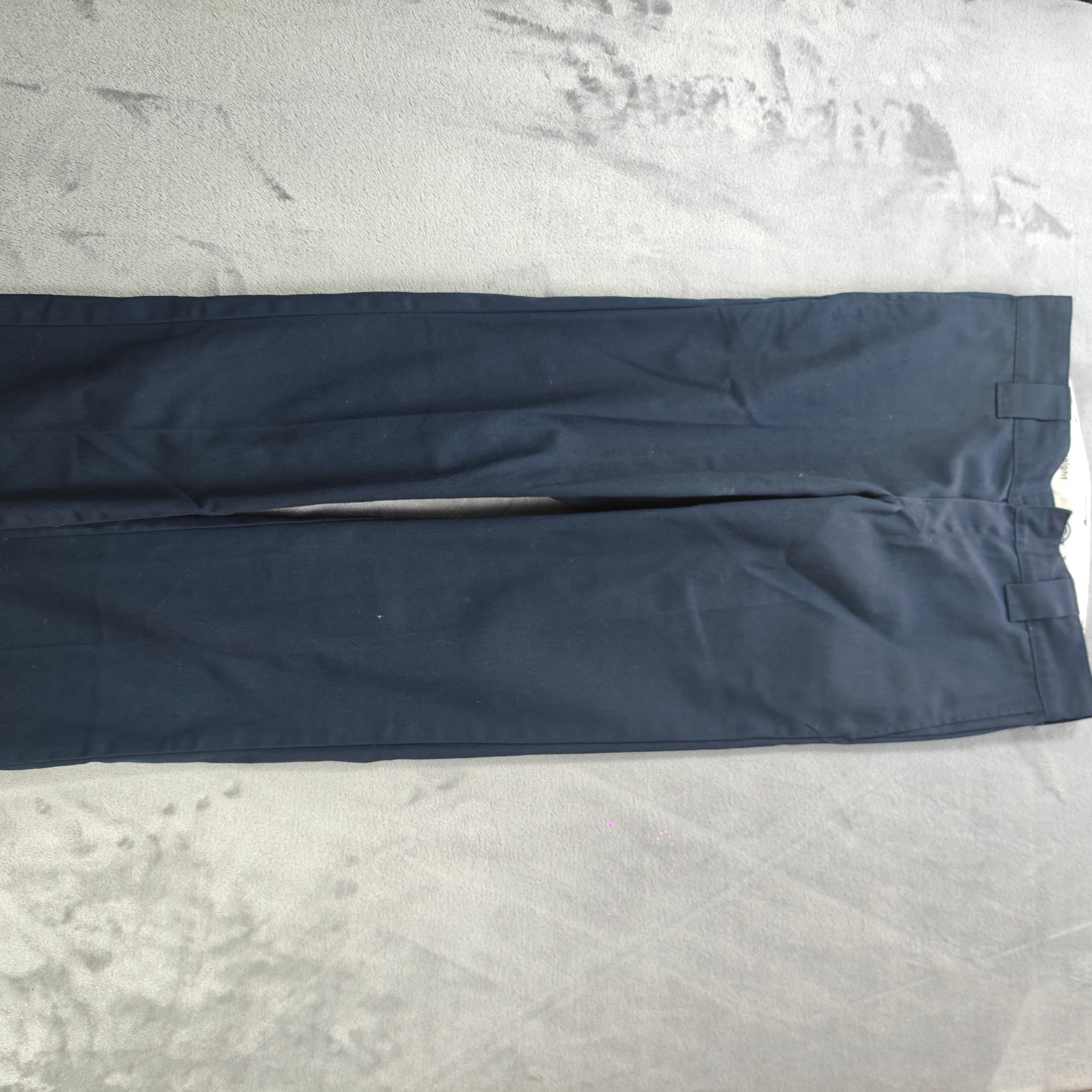 Dickies Slim Straight Work Pants Men's Size 28x32 Navy Blue — photo 4 of 7