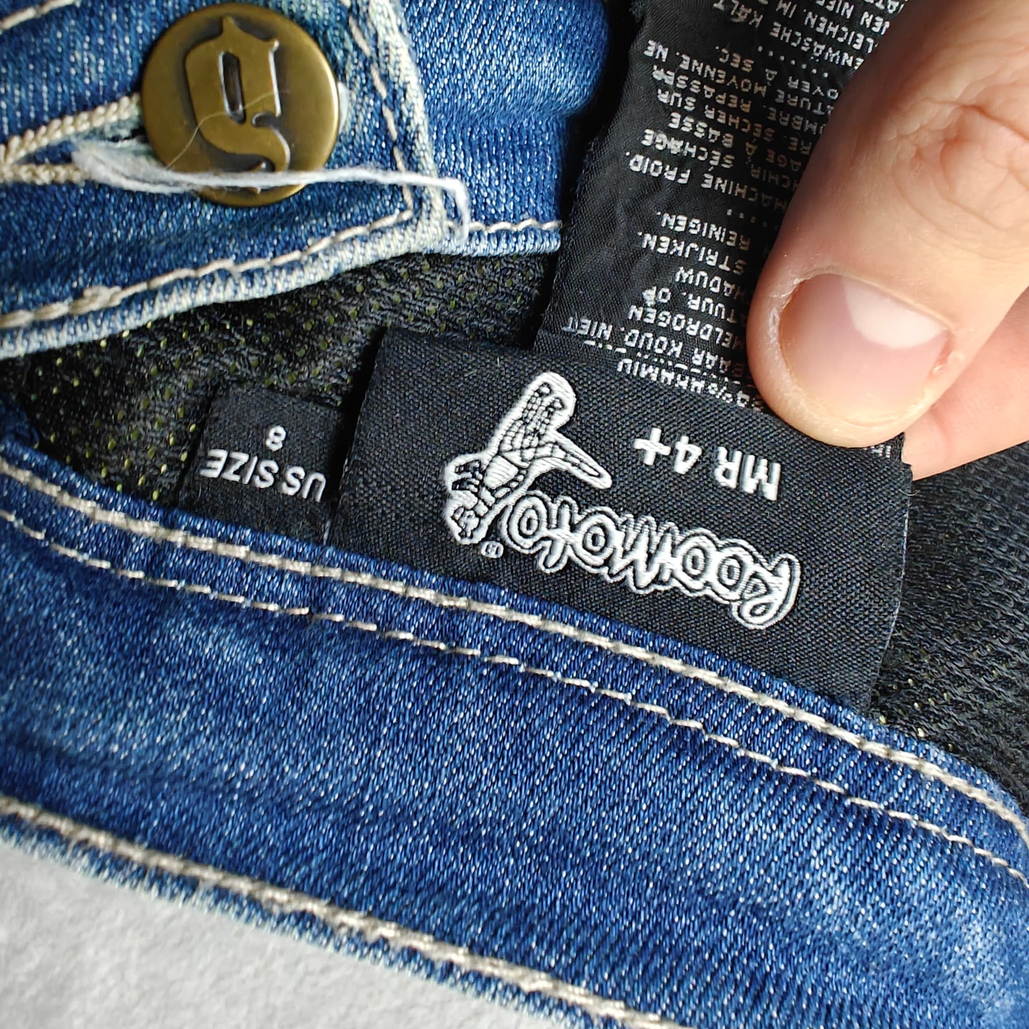 Drayko Denim Motorcycle Jeans Woman's Size 8 Blue Riding Protective — photo 4 of 7