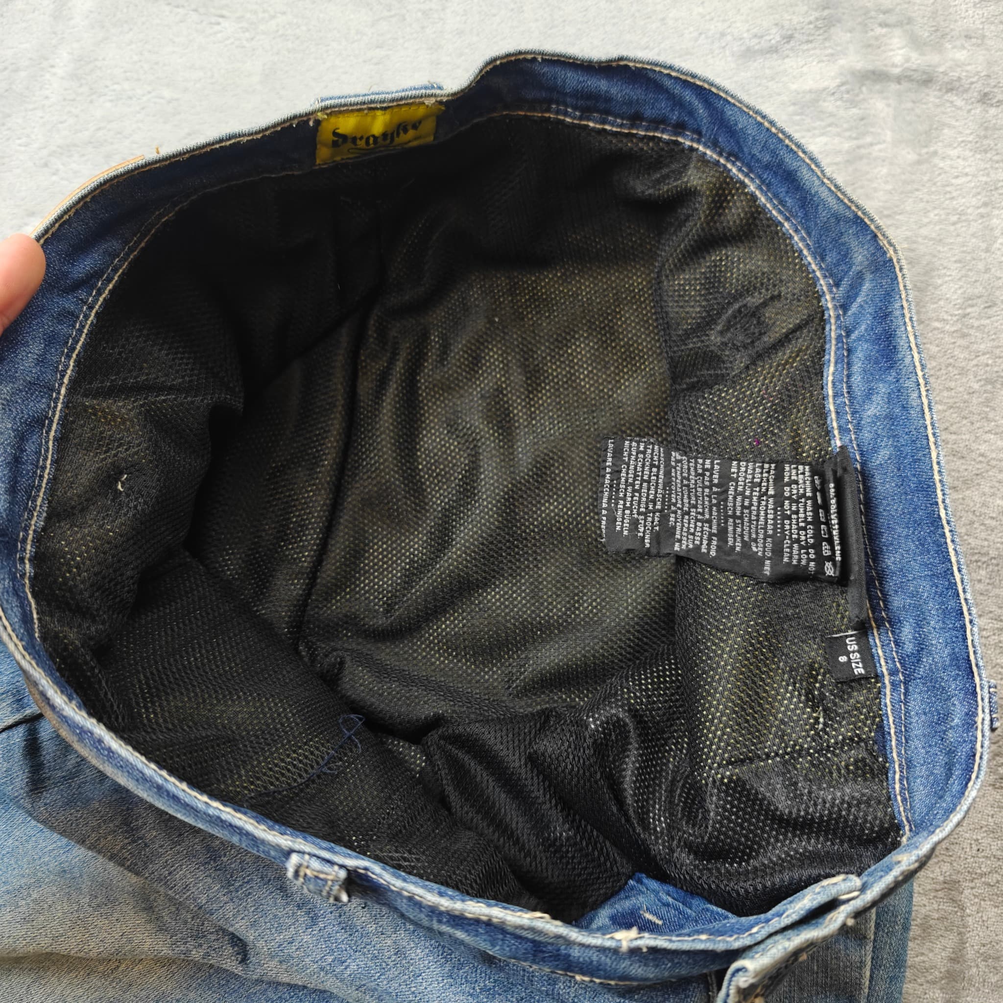Drayko Denim Motorcycle Jeans Woman's Size 8 Blue Riding Protective — photo 5 of 7