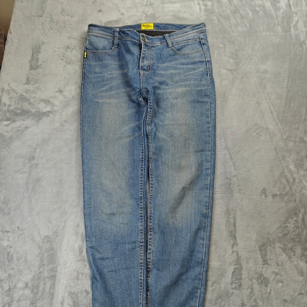 Drayko Denim Motorcycle Jeans Woman's Size 8 Blue Riding Protective — photo 2 of 7