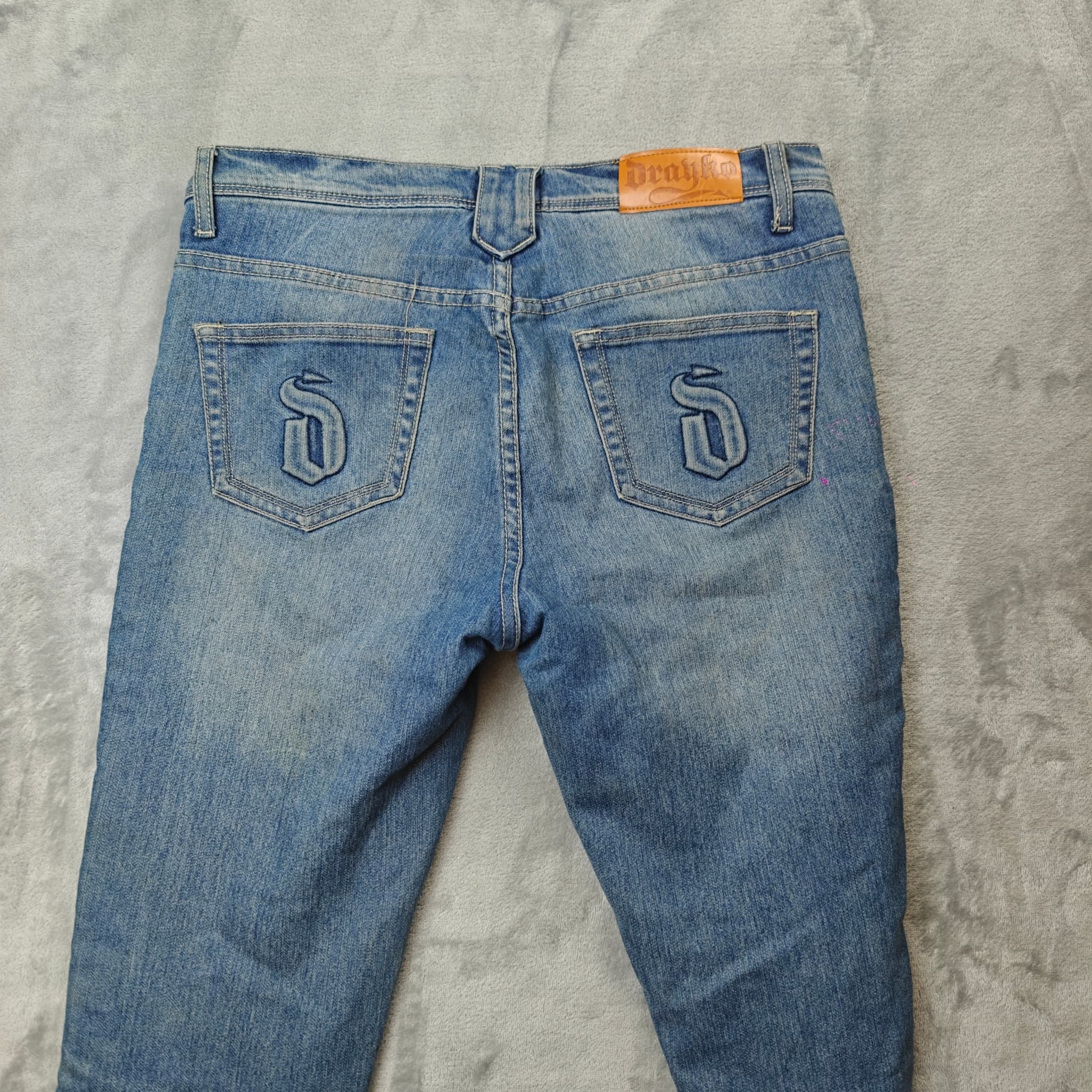 Drayko Denim Motorcycle Jeans Woman's Size 8 Blue Riding Protective — photo 7 of 7