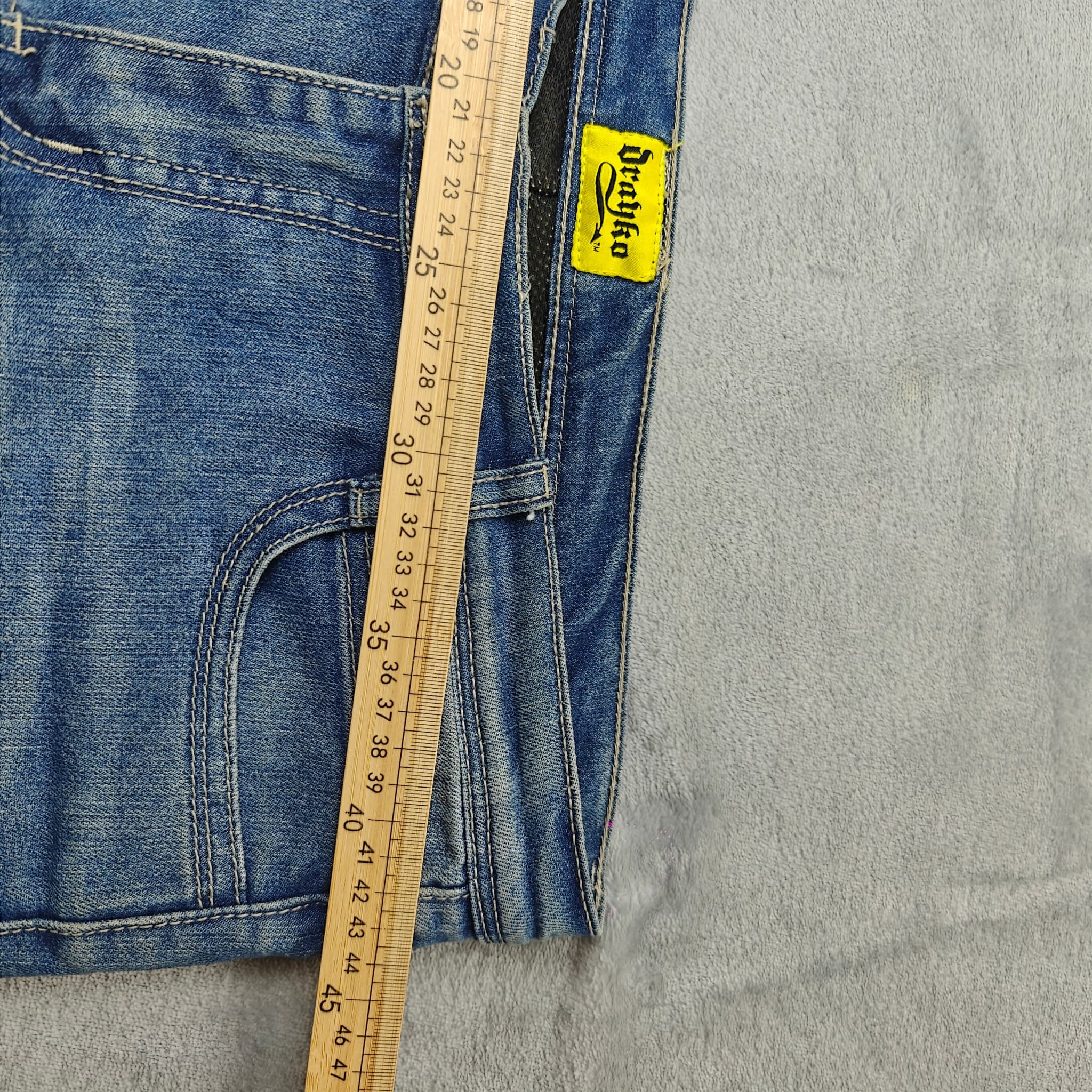 Drayko Denim Motorcycle Jeans Woman's Size 8 Blue Riding Protective — photo 3 of 7