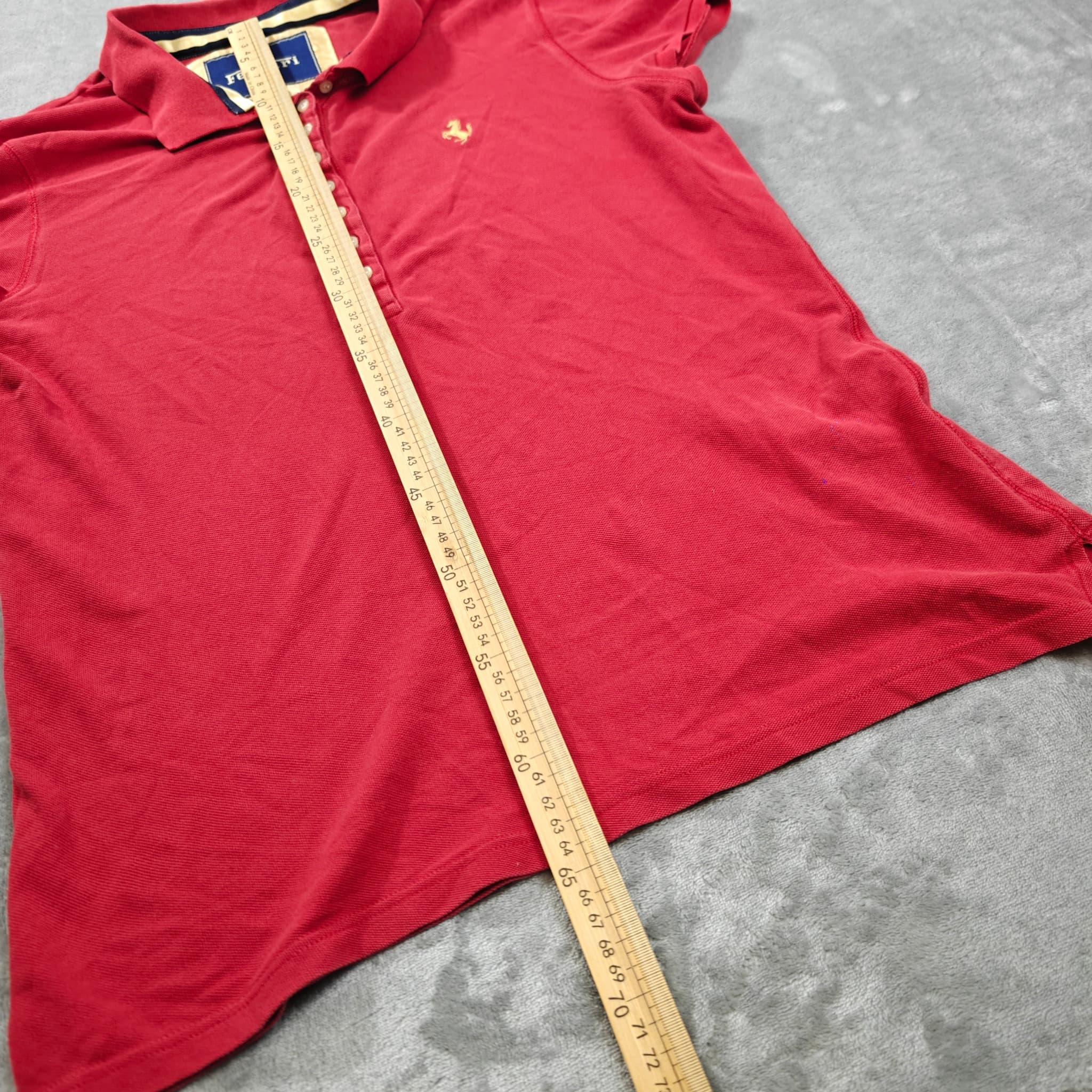 Ferrari Women's Red Polo Shirt Size XL Prancing Horse Logo — photo 4 of 6