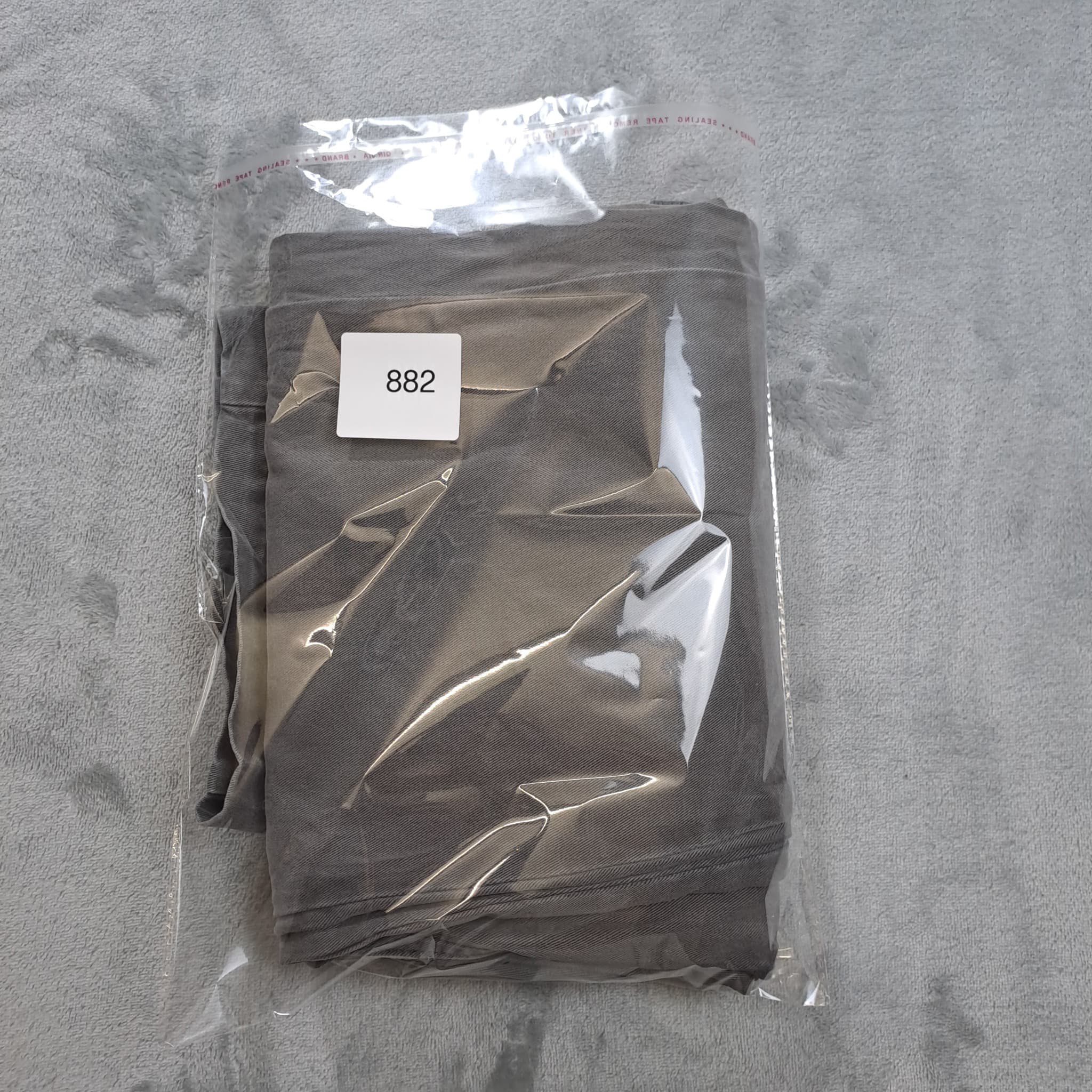 Ghanda Propaganda Cotton Twill Trousers Grey Size S — photo 8 of 8
