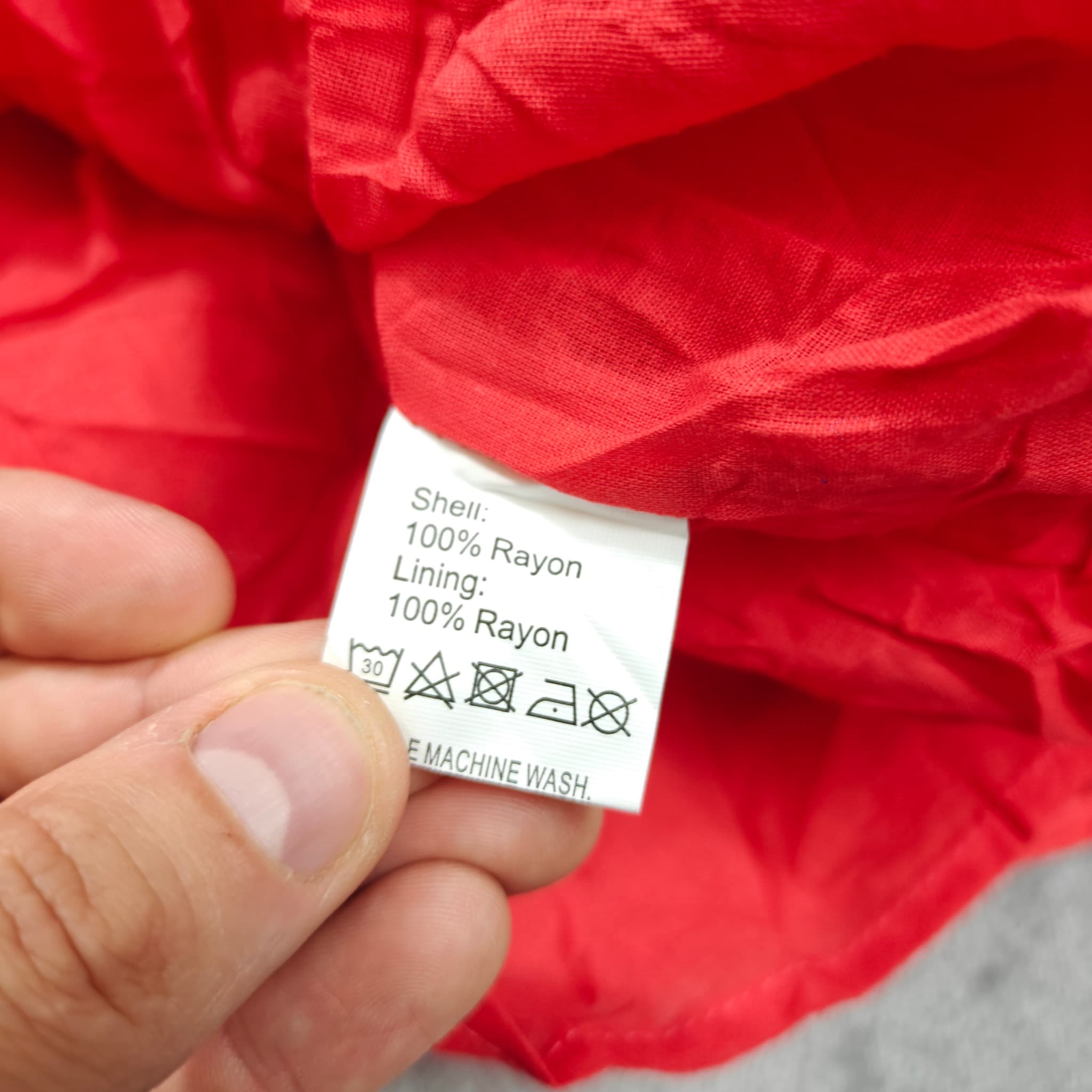 Gigi & Ella Red Smocked Puff Sleeve Tiered Mini Dress — photo 4 of 7
