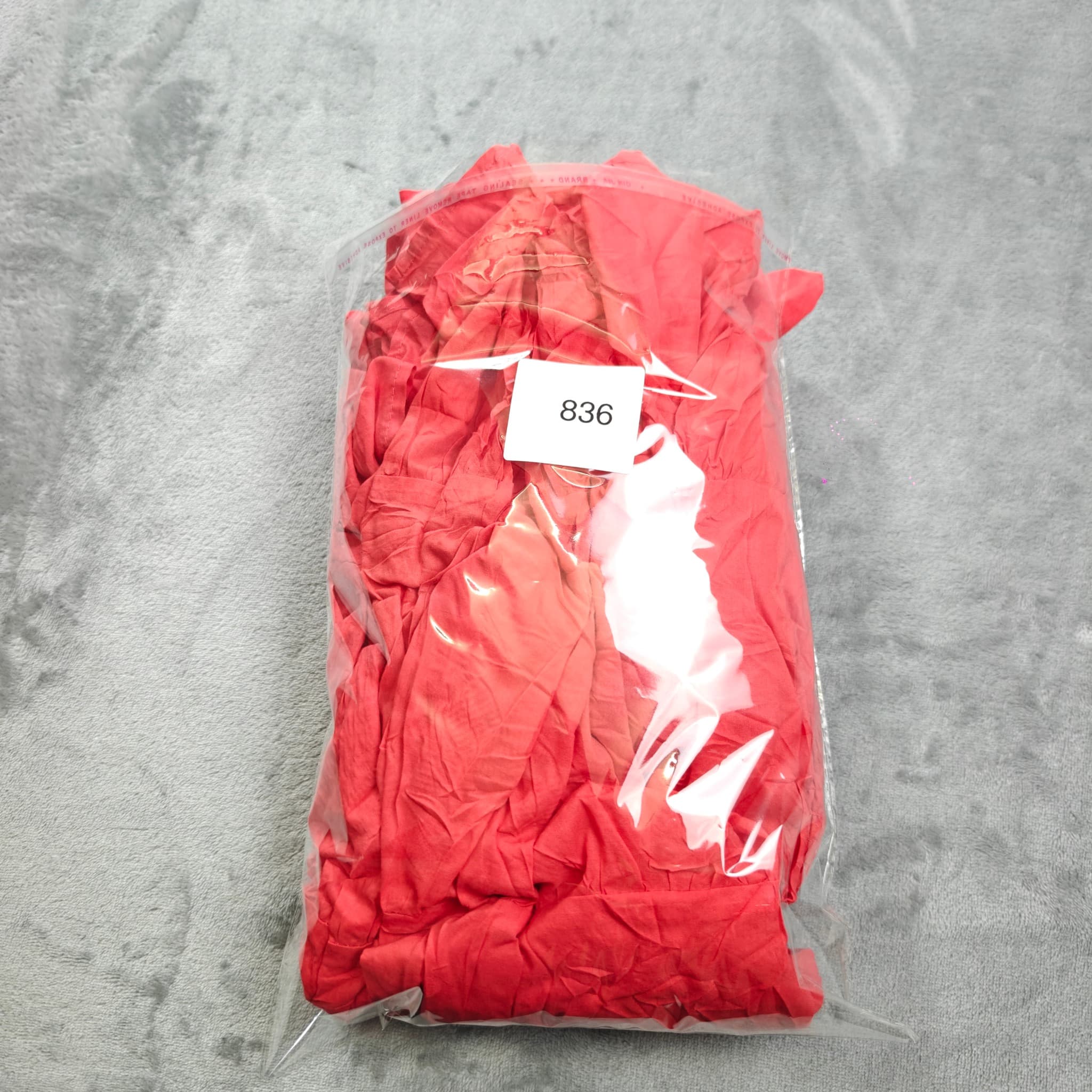 Gigi & Ella Red Smocked Puff Sleeve Tiered Mini Dress — photo 6 of 7