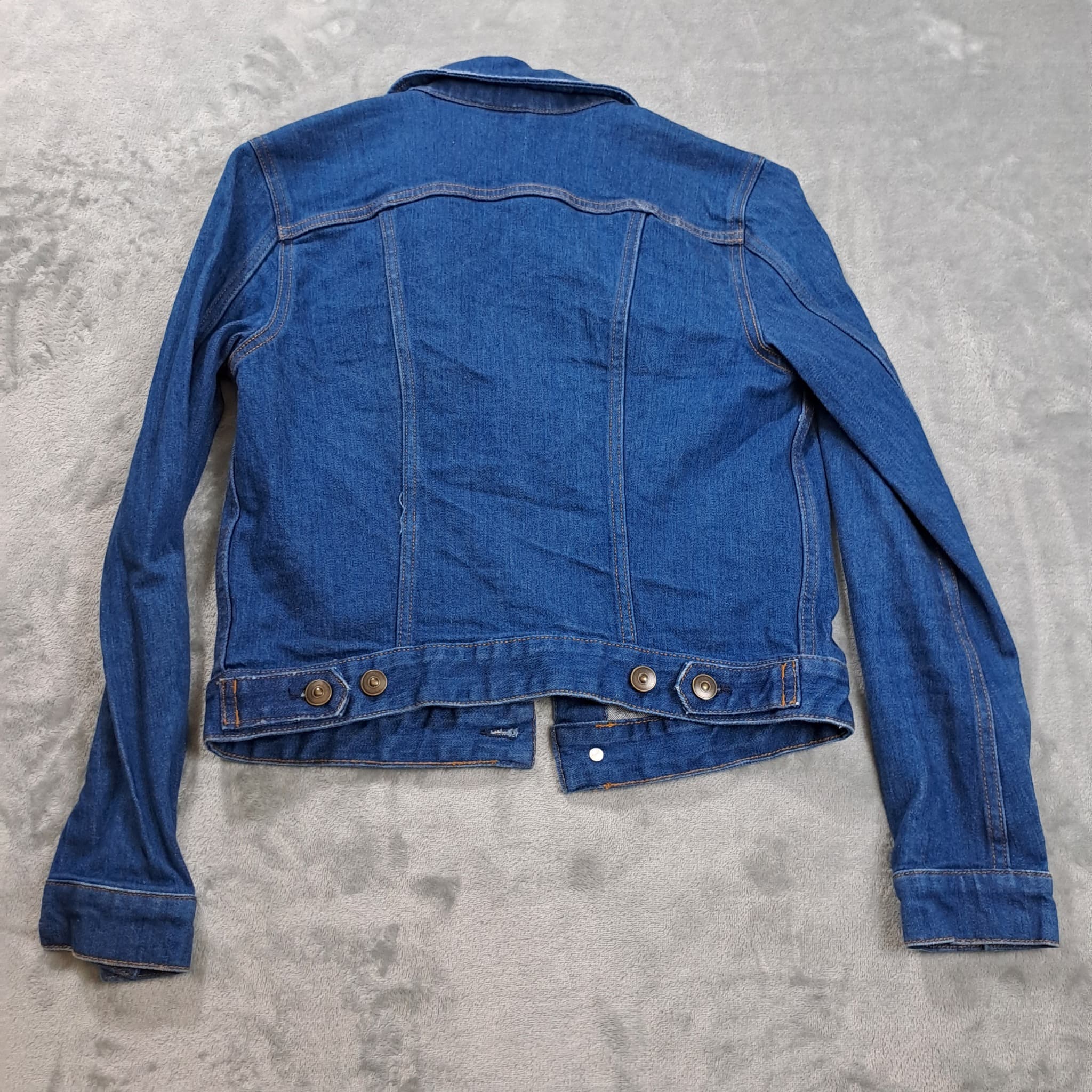 H&M Women's Blue Denim Jacket Size 4 — photo 6 of 6