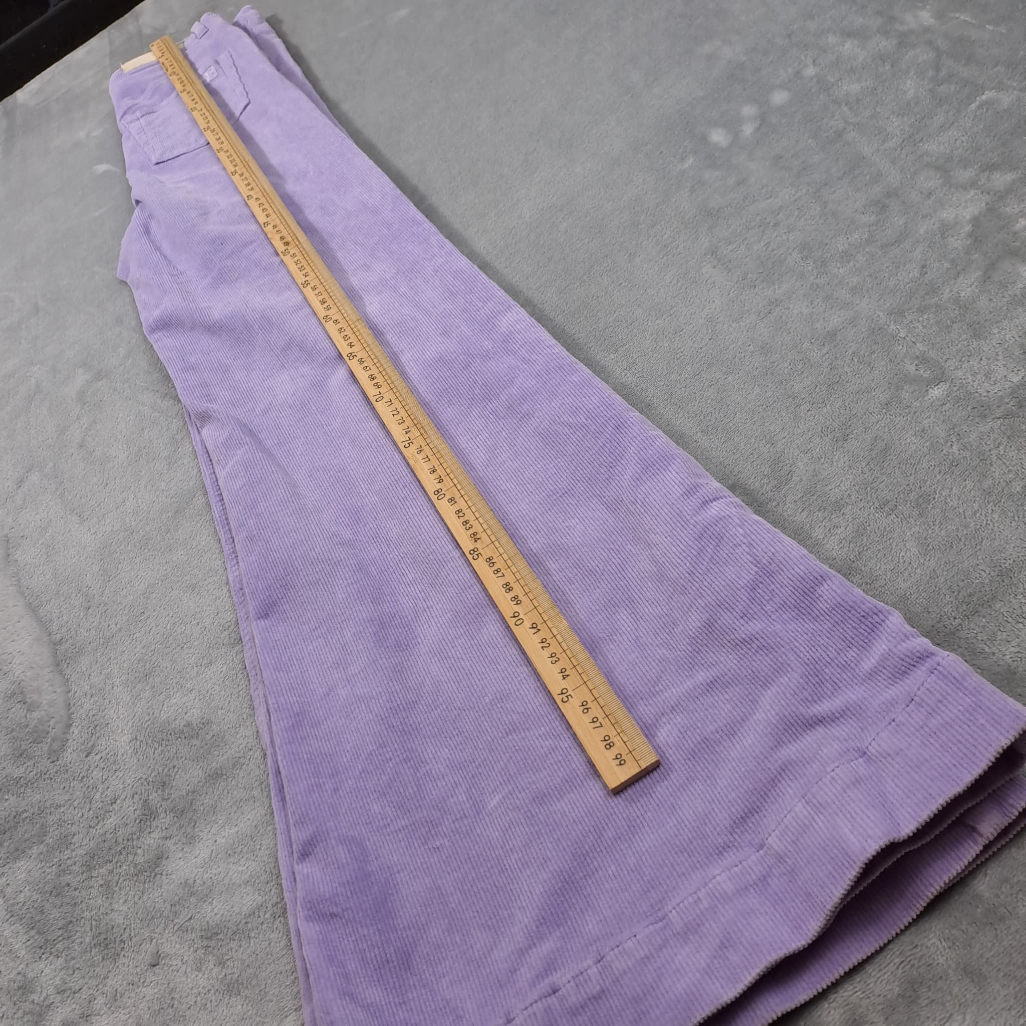 Insight Women's Purple Corduroy Flare Pants Size 26 — photo 3 of 8