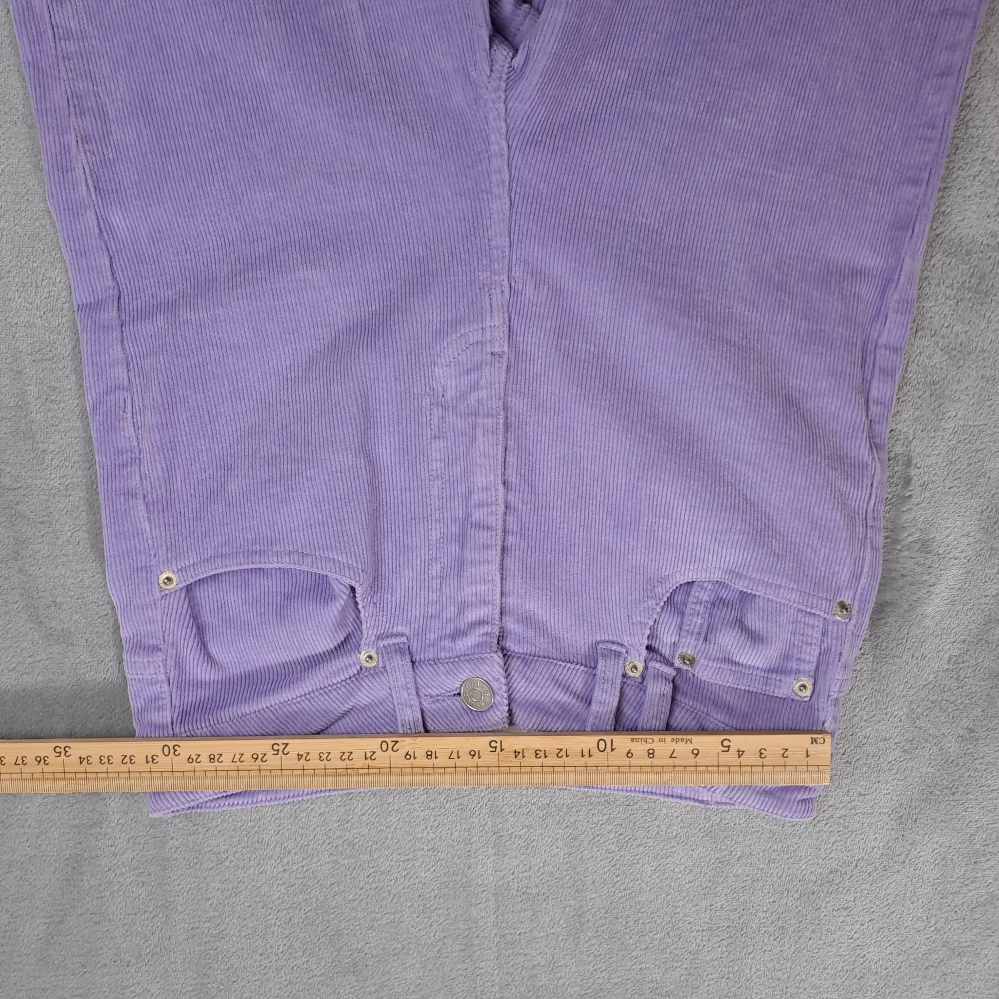 Insight Women's Purple Corduroy Flare Pants Size 26 — photo 5 of 8