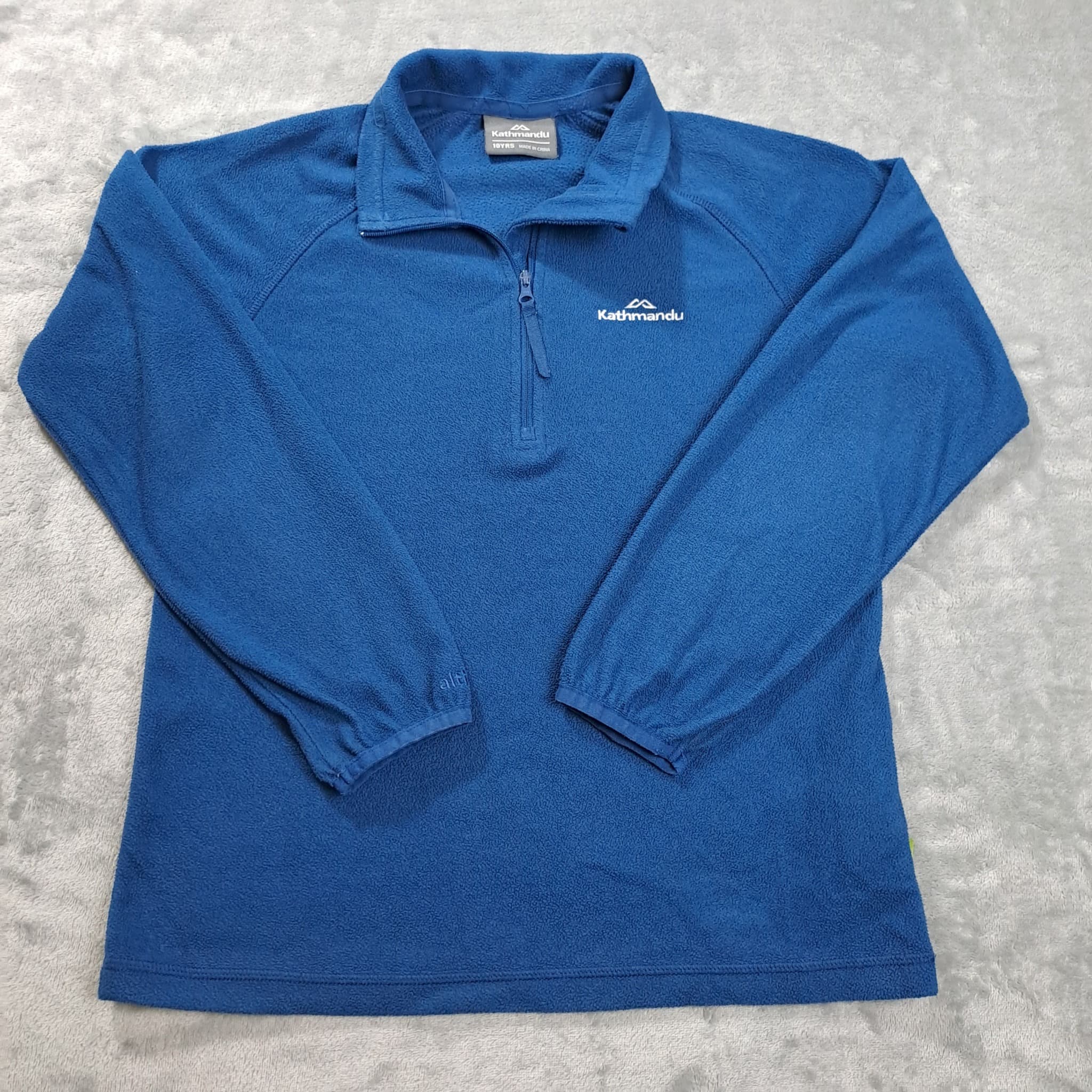Kathmandu Kids' Altura 1/4 Zip Fleece Pullover Blue Size 10 Years — photo 1 of 7