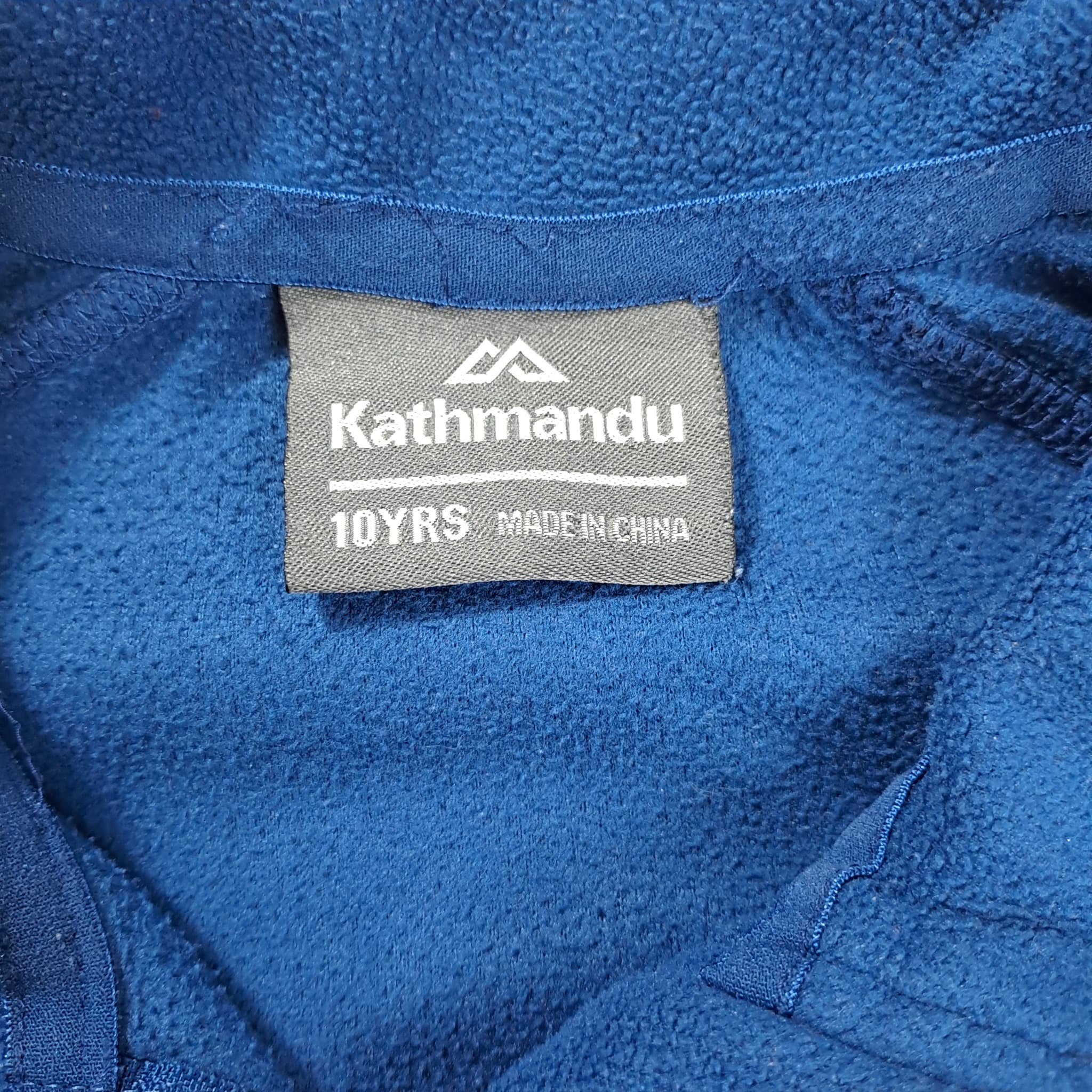 Kathmandu Kids' Altura 1/4 Zip Fleece Pullover Blue Size 10 Years — photo 2 of 7