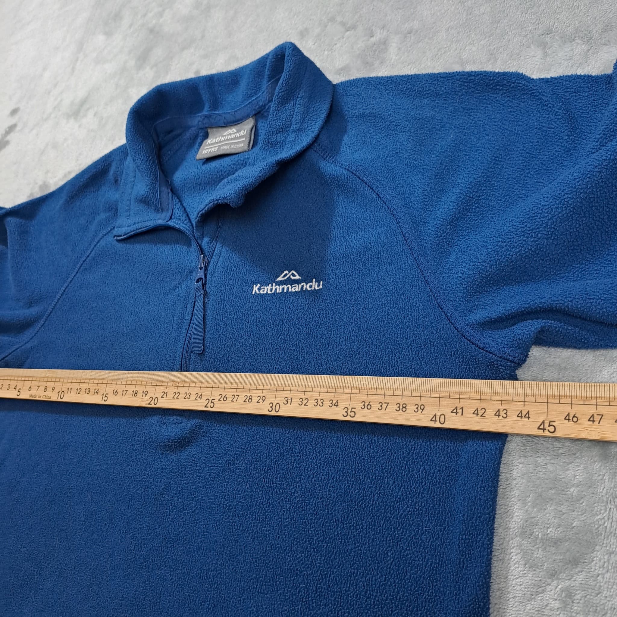 Kathmandu Kids' Altura 1/4 Zip Fleece Pullover Blue Size 10 Years — photo 4 of 7