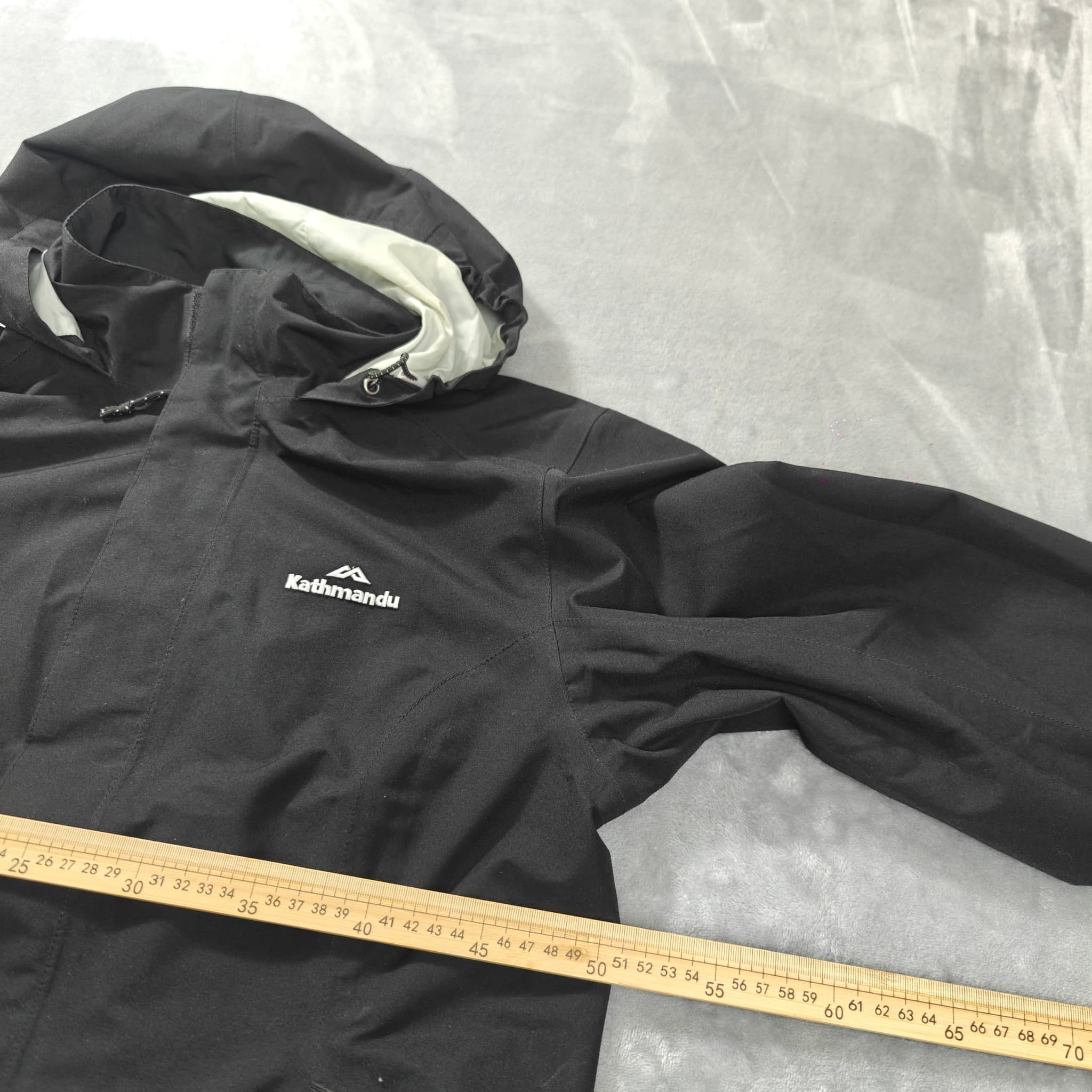 Kathmandu ngx2 Waterproof Rain Jacket Women's Size 14 Black Hooded — photo 5 of 7