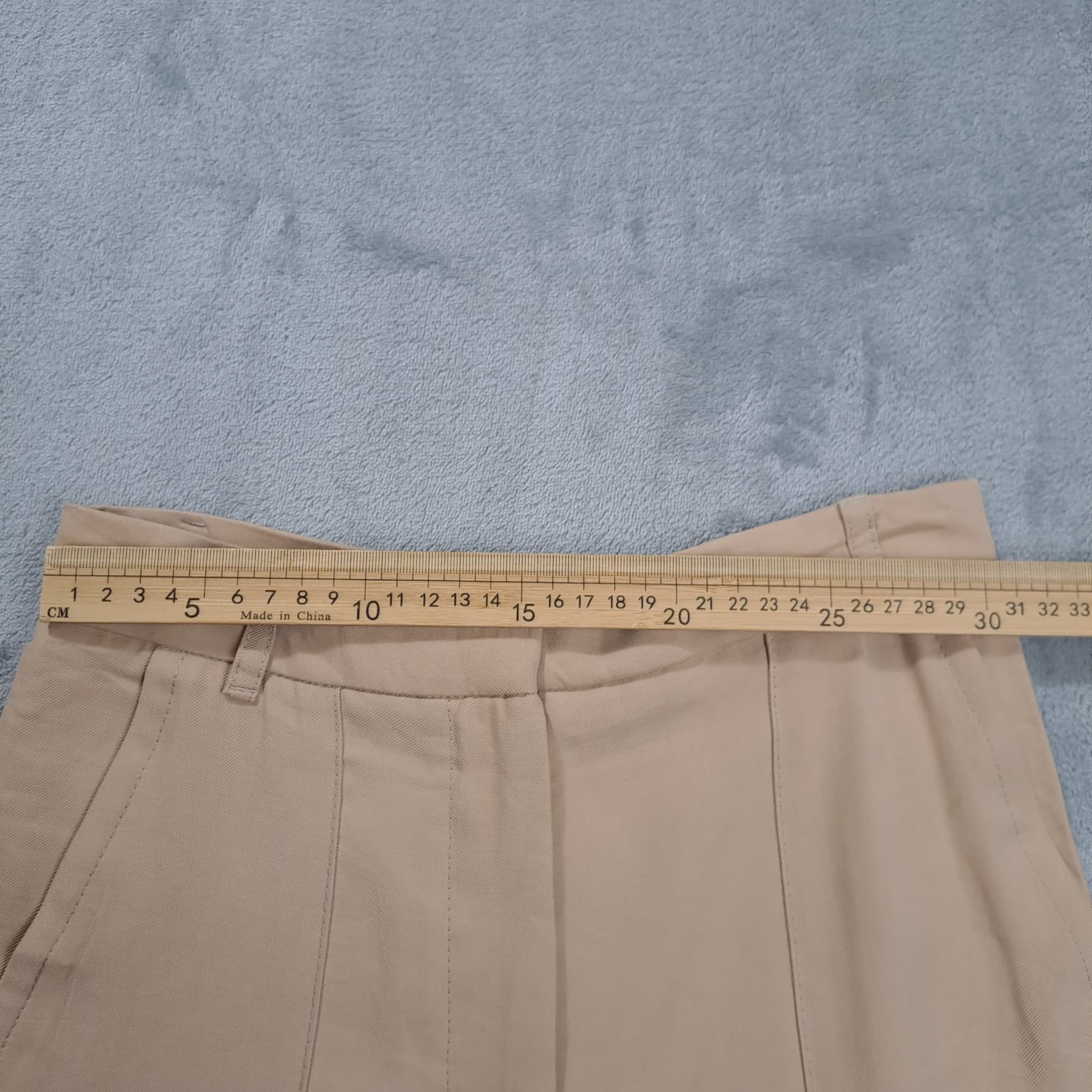 KOOKAÏ Women's Beige High-Waisted Trousers Size 34 Front Pockets — photo 8 of 9