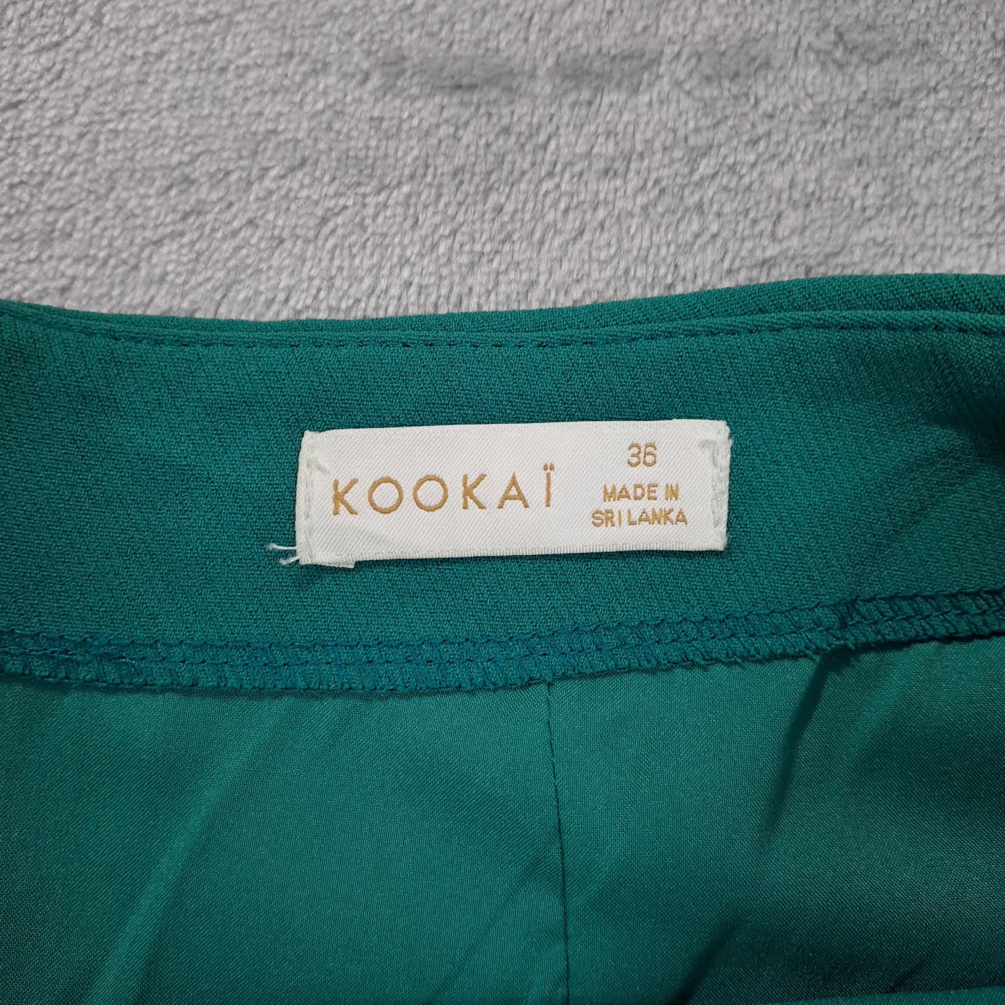 KOOKAÏ Women's Green A-Line Mini Skirt Size 36 — photo 2 of 8