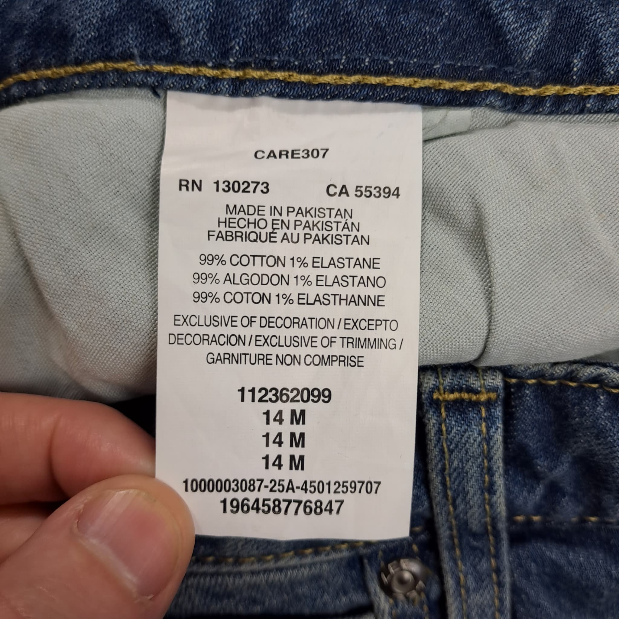 Lee Classic Fit Straight Leg Jeans Women's Size 14 Blue Denim — photo 7 of 8