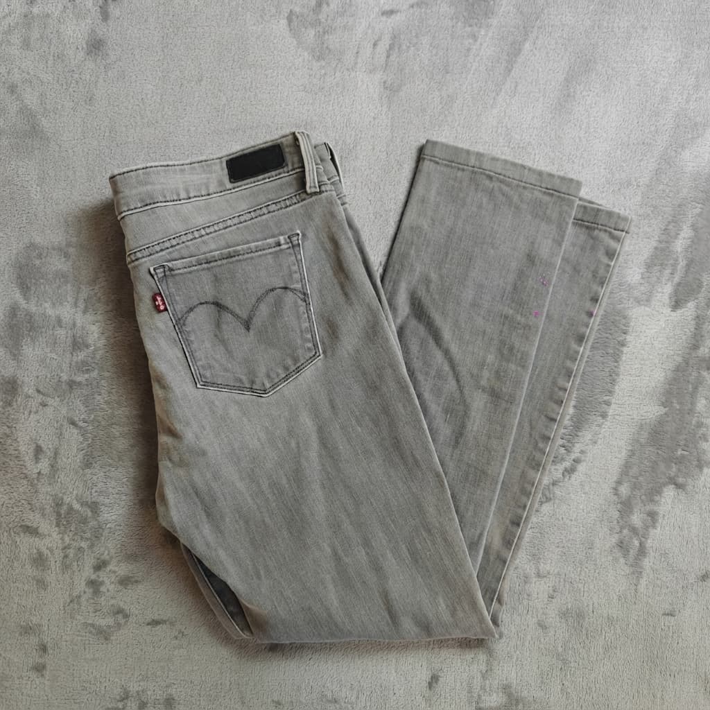 Levi's Women's Demi Curve Modern Rise Skinny Jeans Grey Size 31