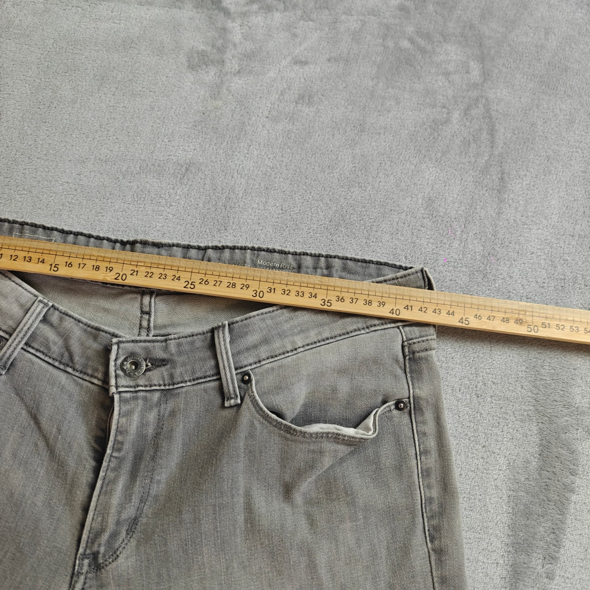 Levi's Women's Demi Curve Modern Rise Skinny Jeans Grey Size 31 — photo 5 of 8