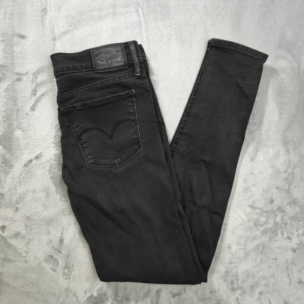 Levi Strauss & Co. 710 Super Skinny Jeans Women's Size 29 Black Stretch Denim — photo 1 of 7