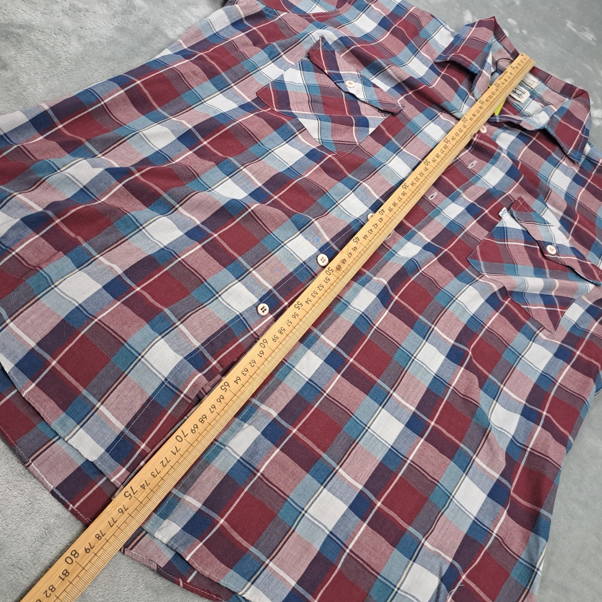 Levi Strauss & Co. Vintage Clothing Plaid Button-Down Shirt Men's Large — photo 5 of 6