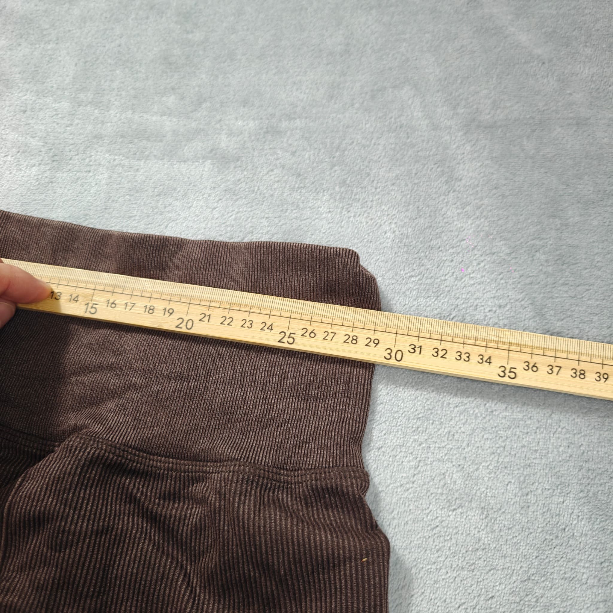 Lorna Jane Ribbed High Waisted Bike Shorts Brown Size XS — photo 5 of 5